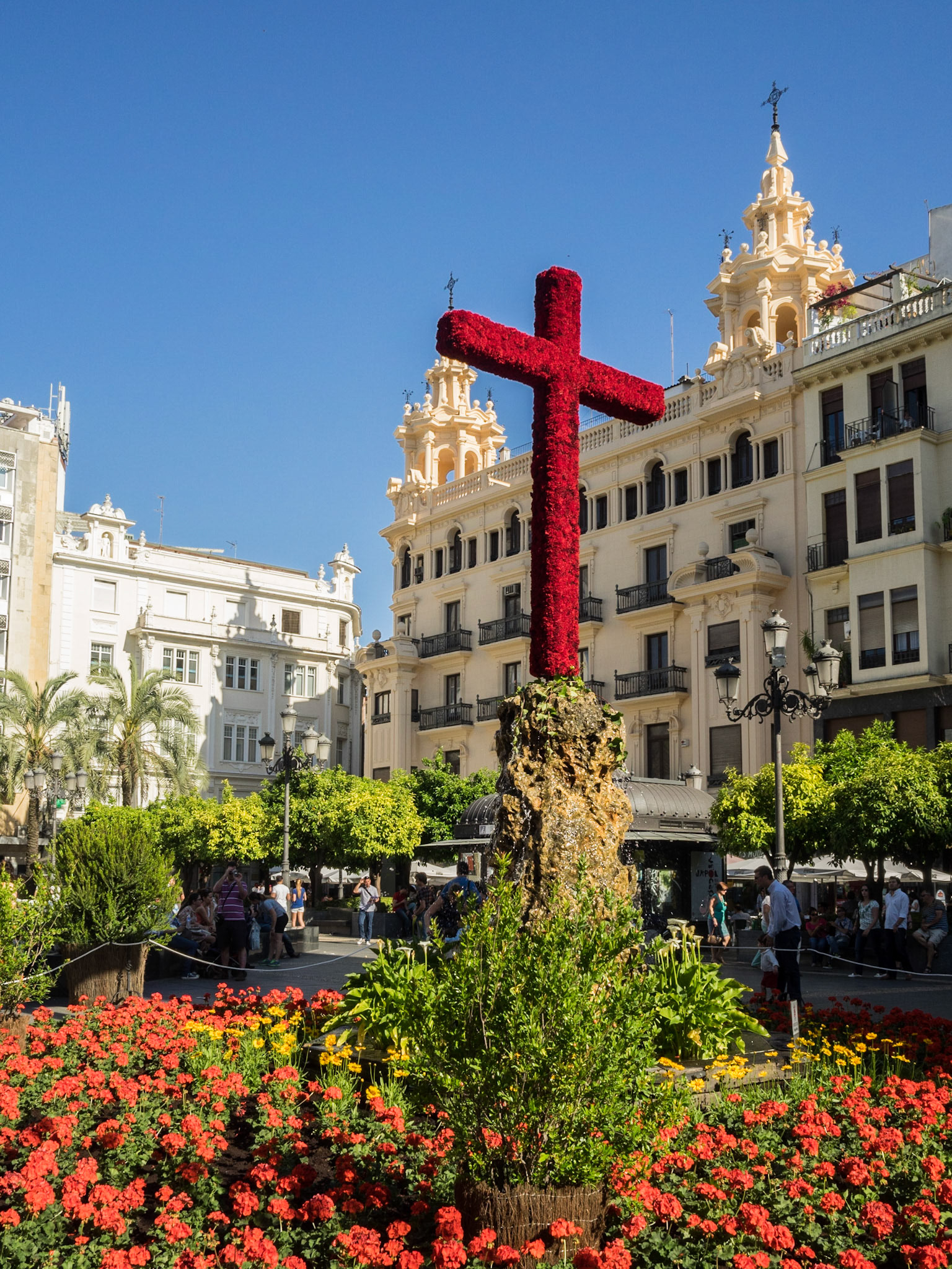 Las Cruces de Mayo in Plaza de las Tendillas, Cordoba