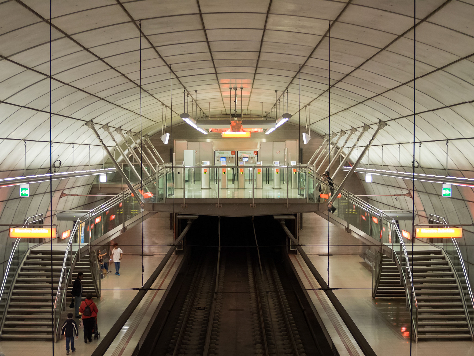 Bllbao underground station interior
