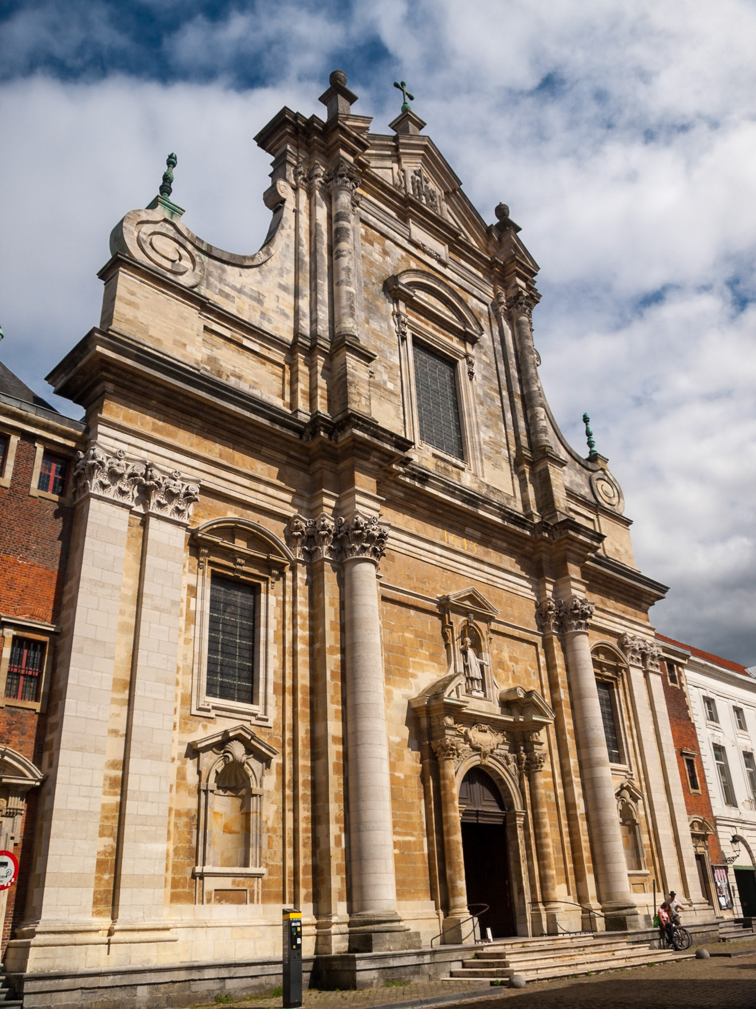 Bruges Saint Walburga's church facade