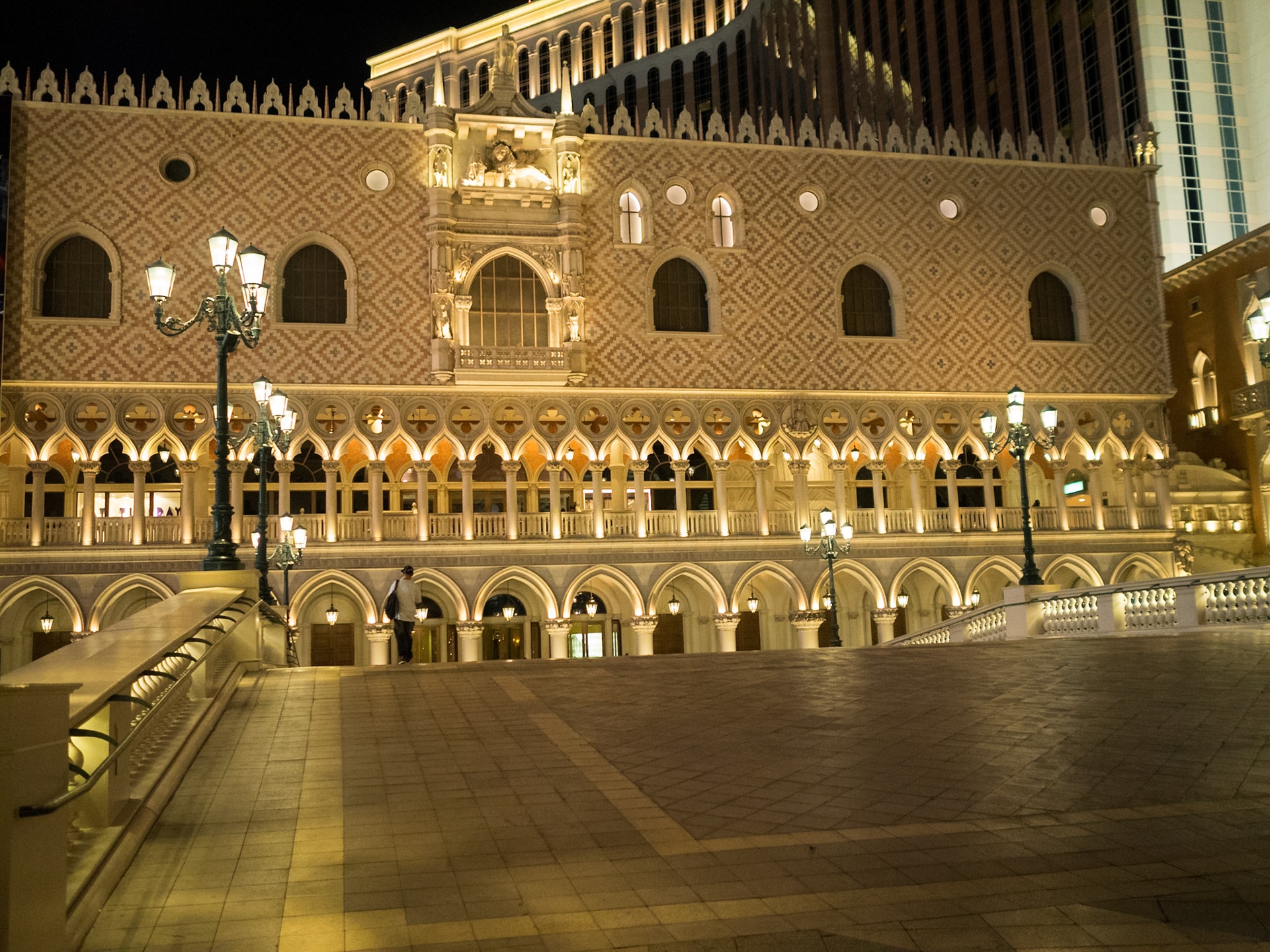 The Venetian at night