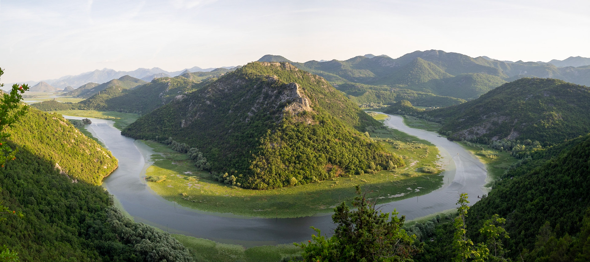panorama of Rijeka Crnojevića