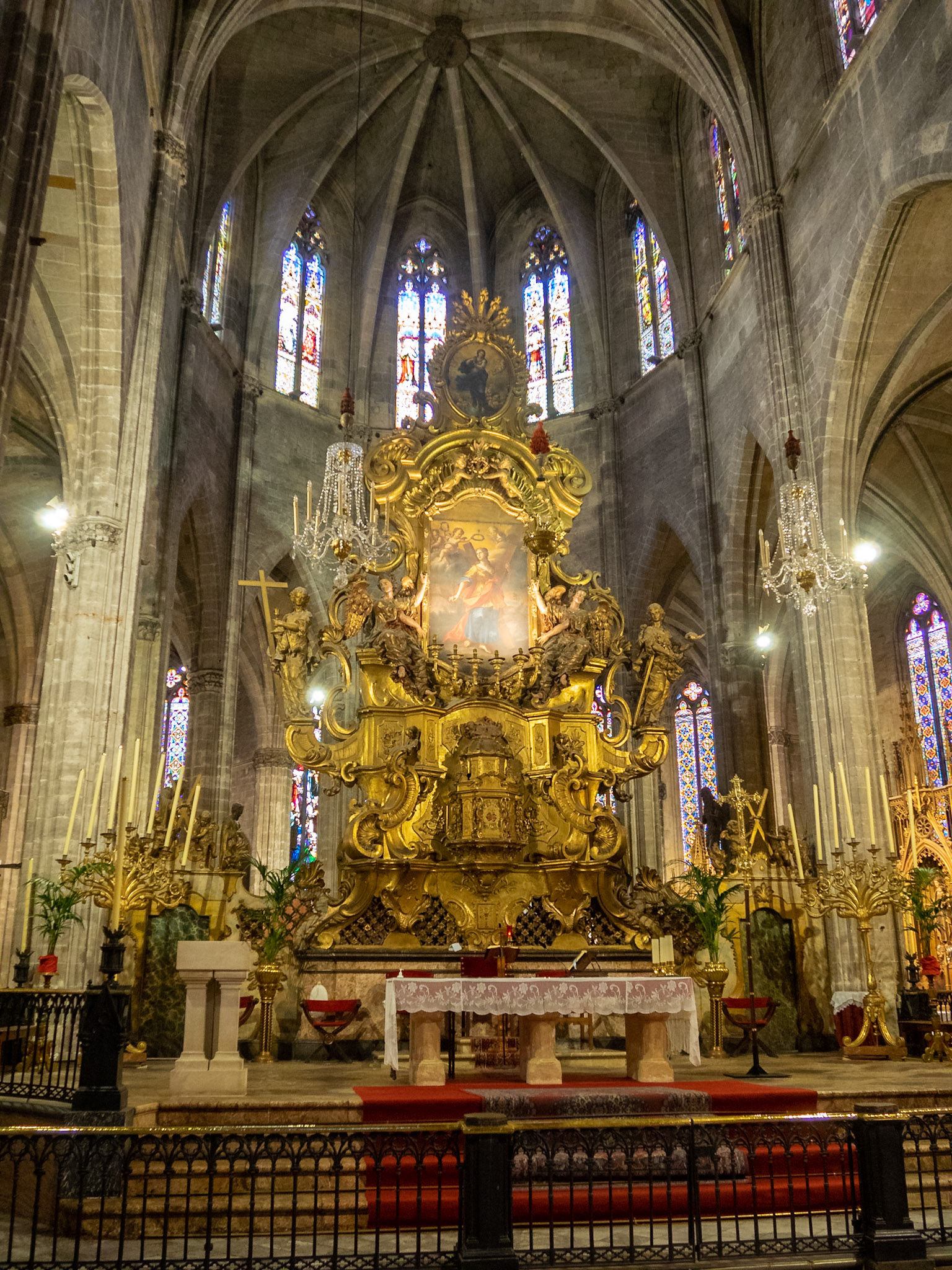 Santa Eulalia Church main altar, Palma