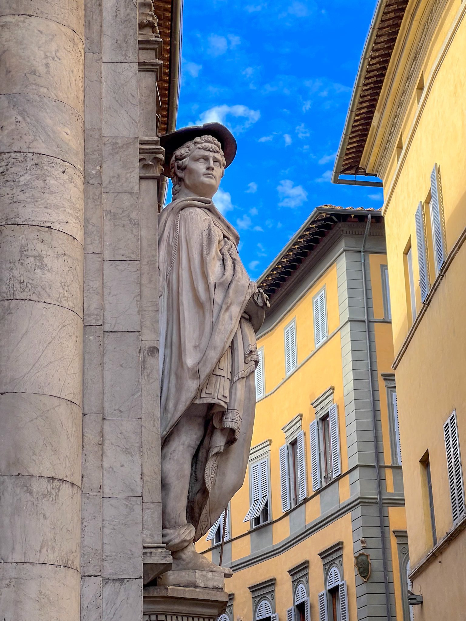 St Vittore statue by Antonio Federighi at Loggia della Mercanzia, Siena