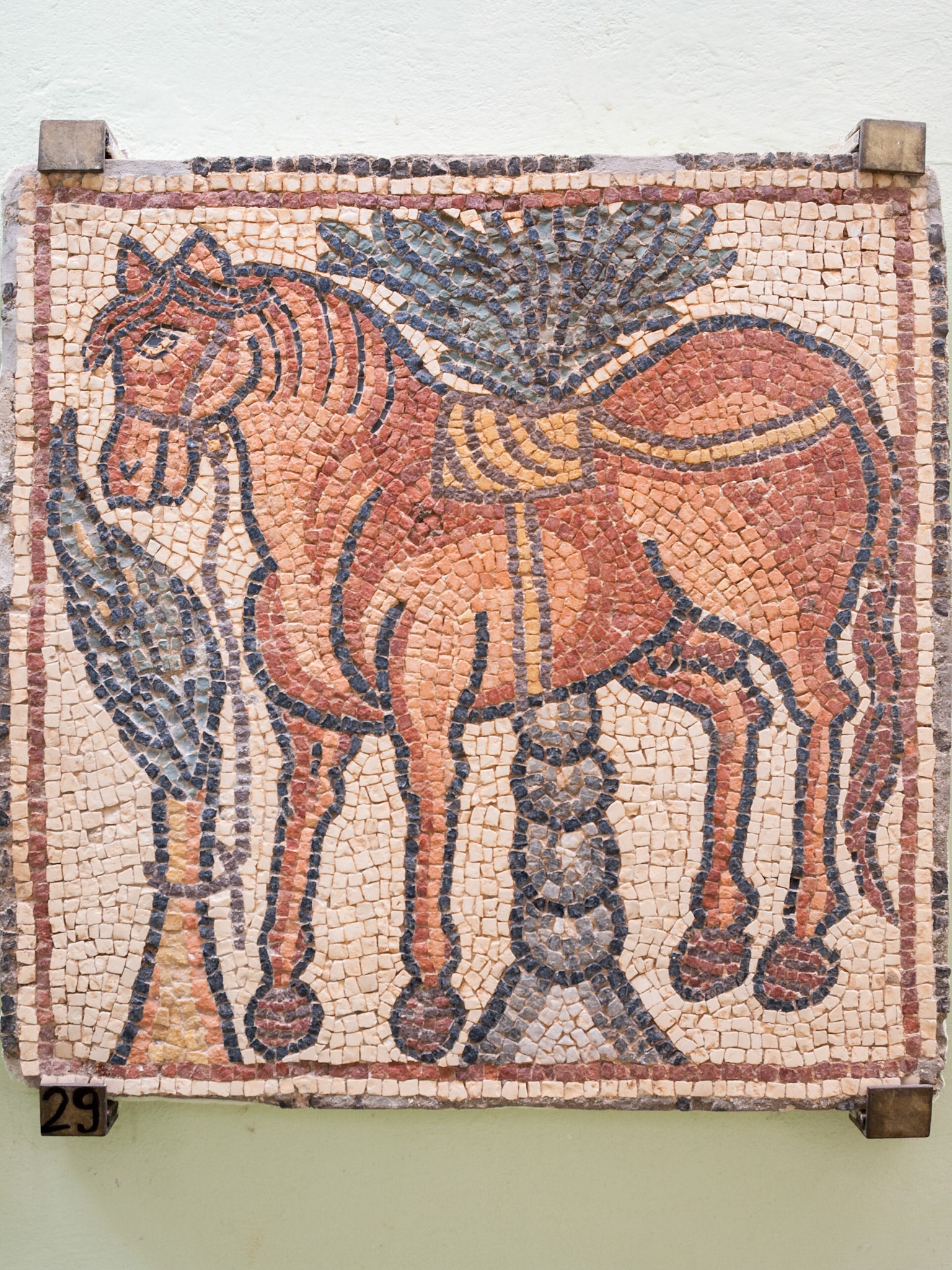 Qasr Libya Byzantin mosaic 29