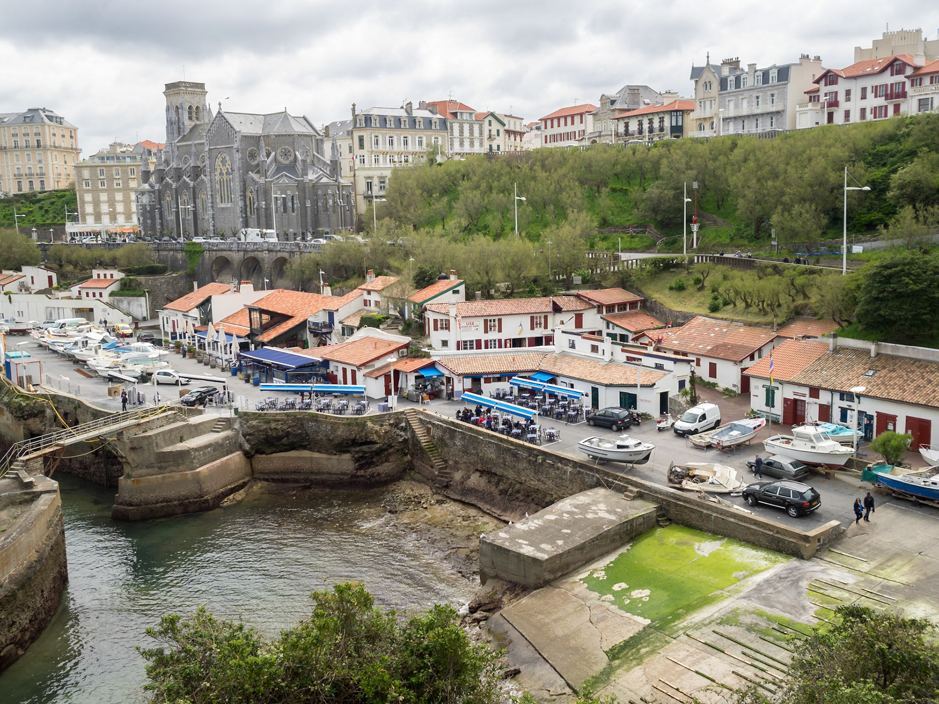 Biarritz old port