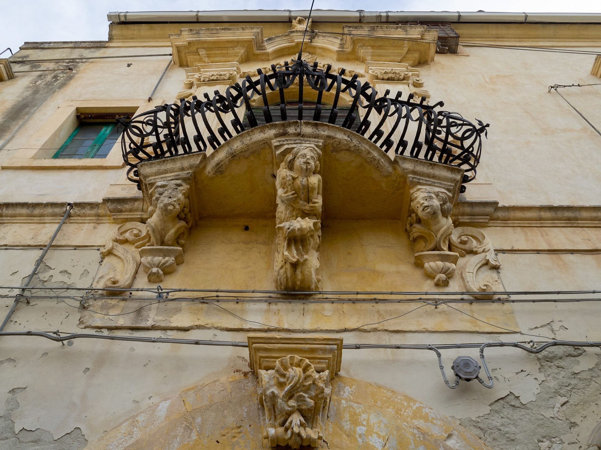 Baroque palace balcony, Scicli