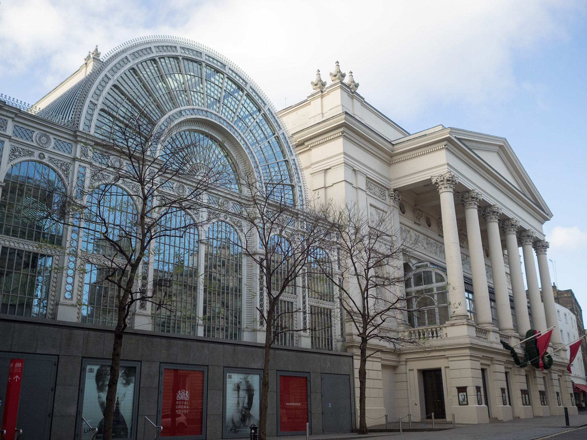Royal Opera House building facade