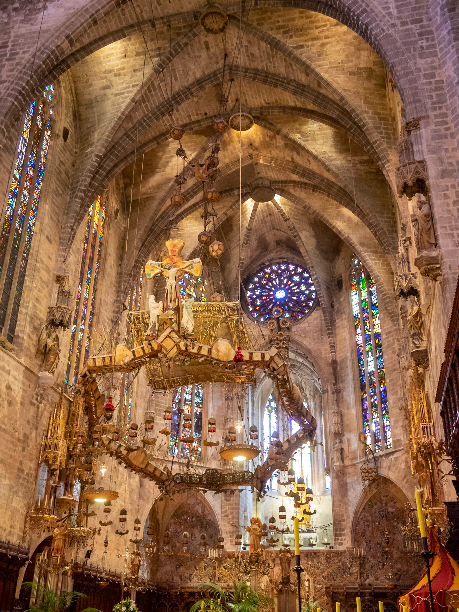 Ciborium designed by Gaudi at Palma Cathedral