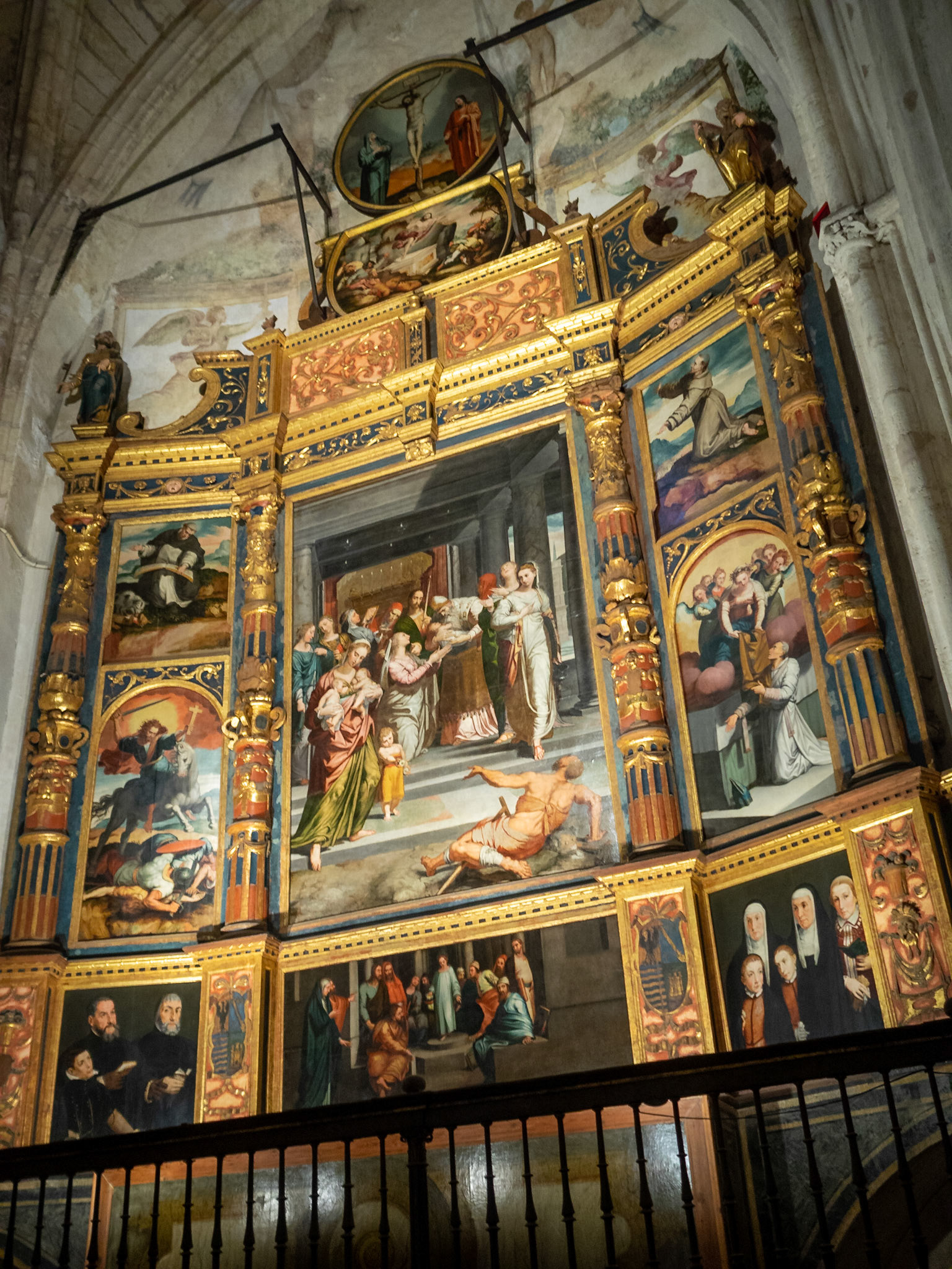 Mariscal Chapel and The Virgin Purification painting by Pedro de Campaña, Seville Cathedral