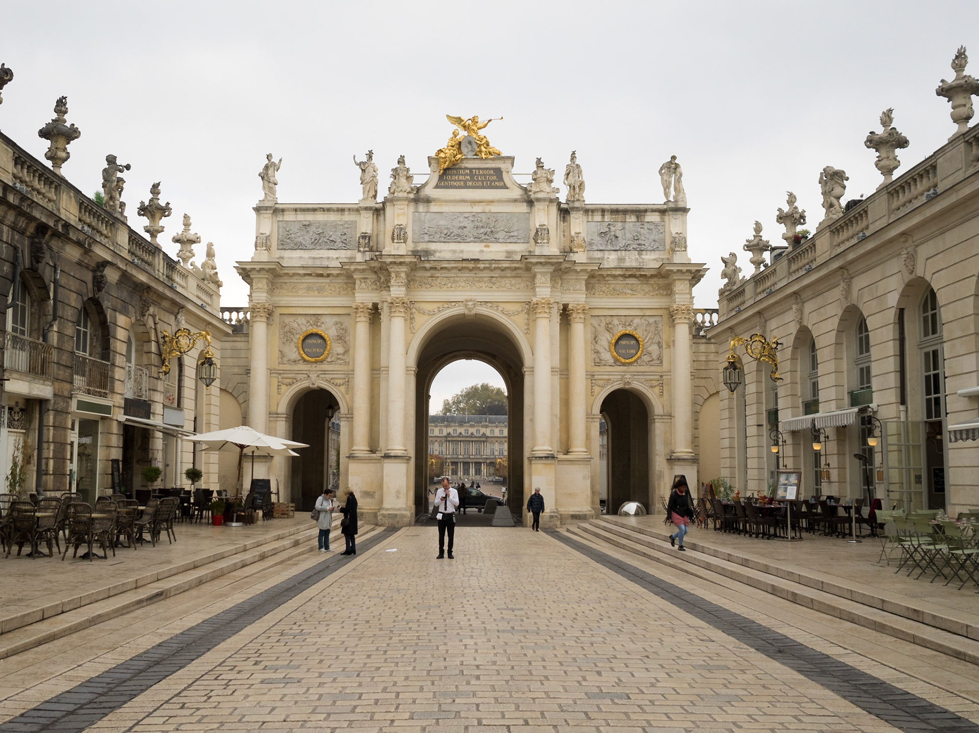 Arc Héré at the entrance to Place Stanislas, Nancy