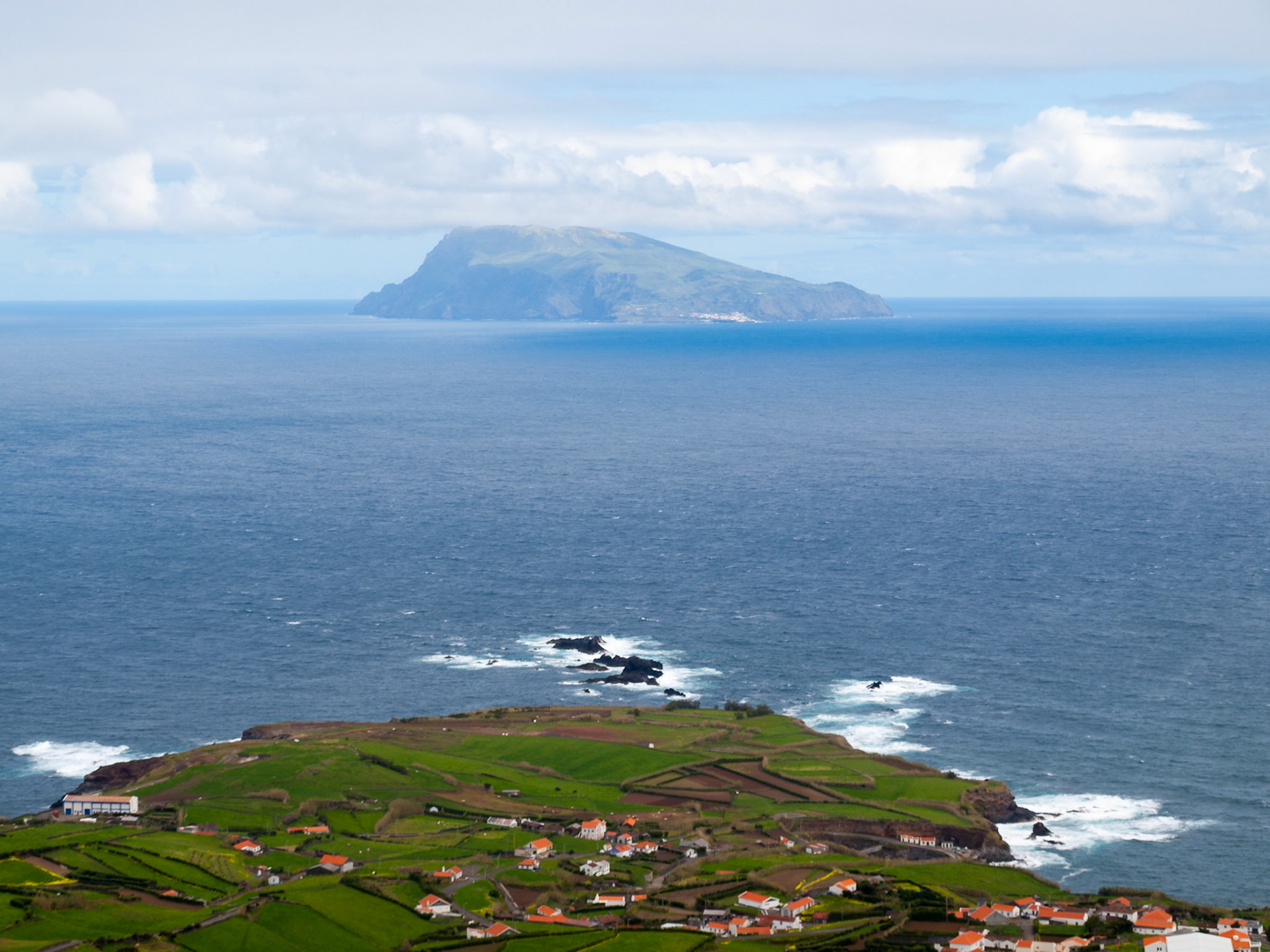 View to Corvo island