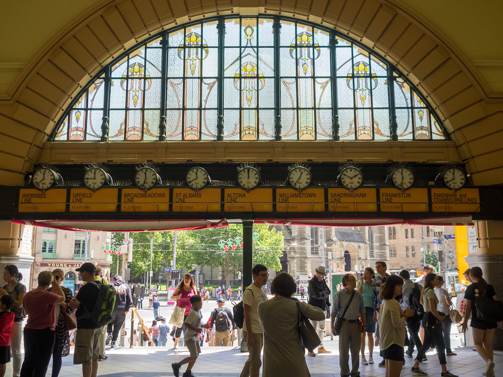 Flinders Street Station entrance