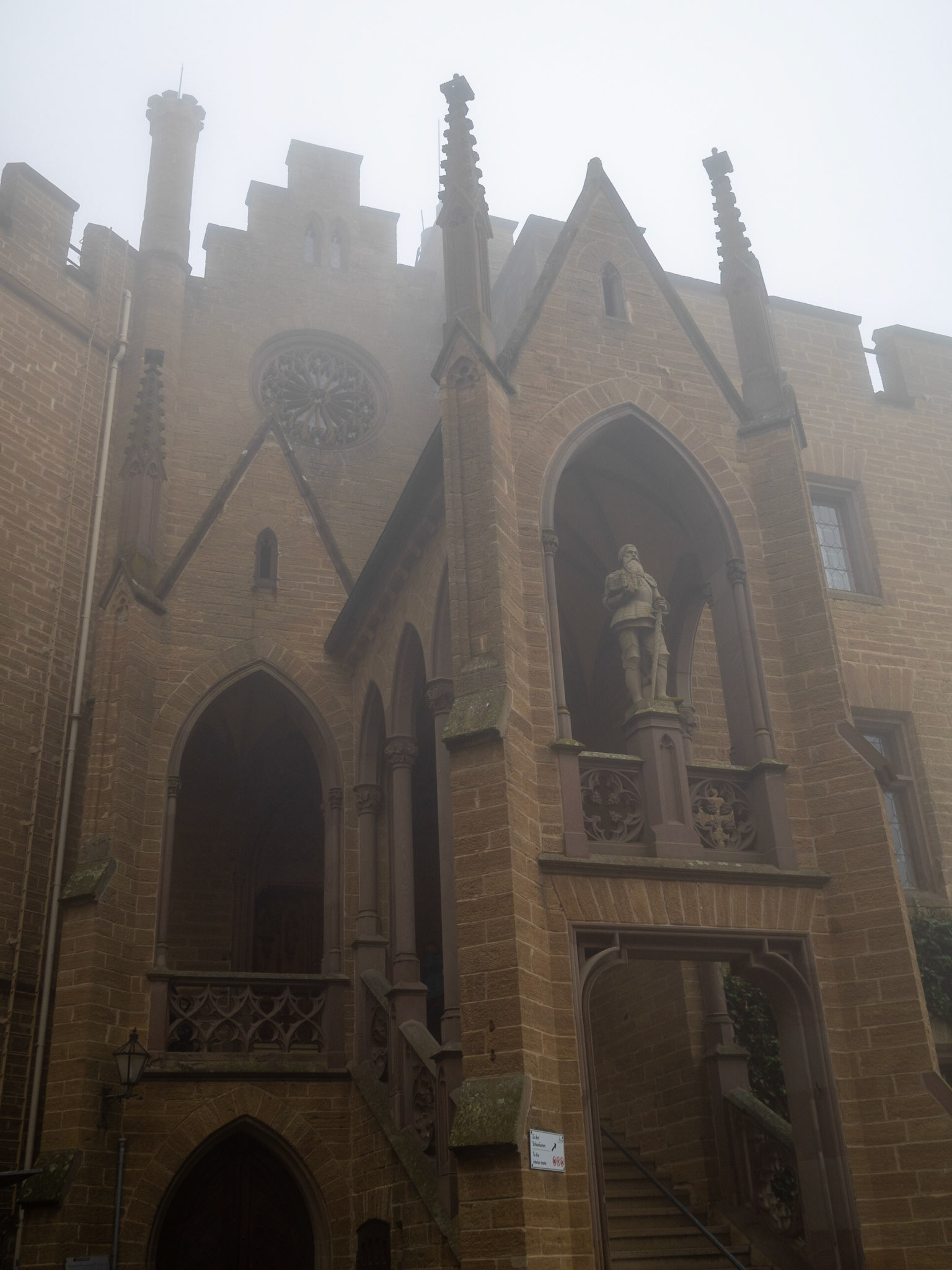 Burg Hohenzollern entrance to the castle noble rooms