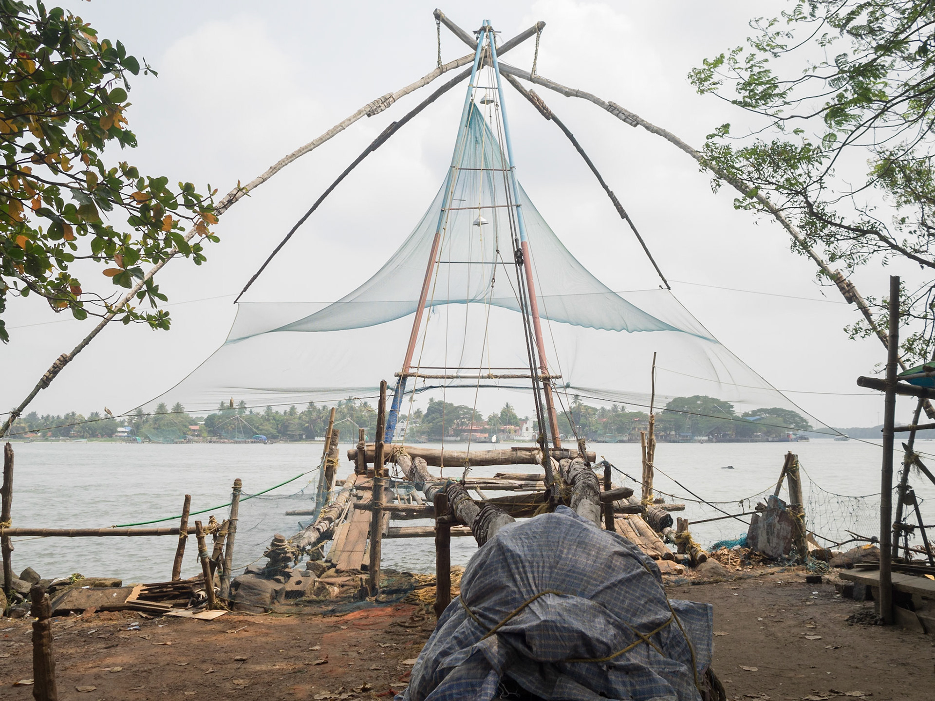 Chinese fishing nets in Cochin
