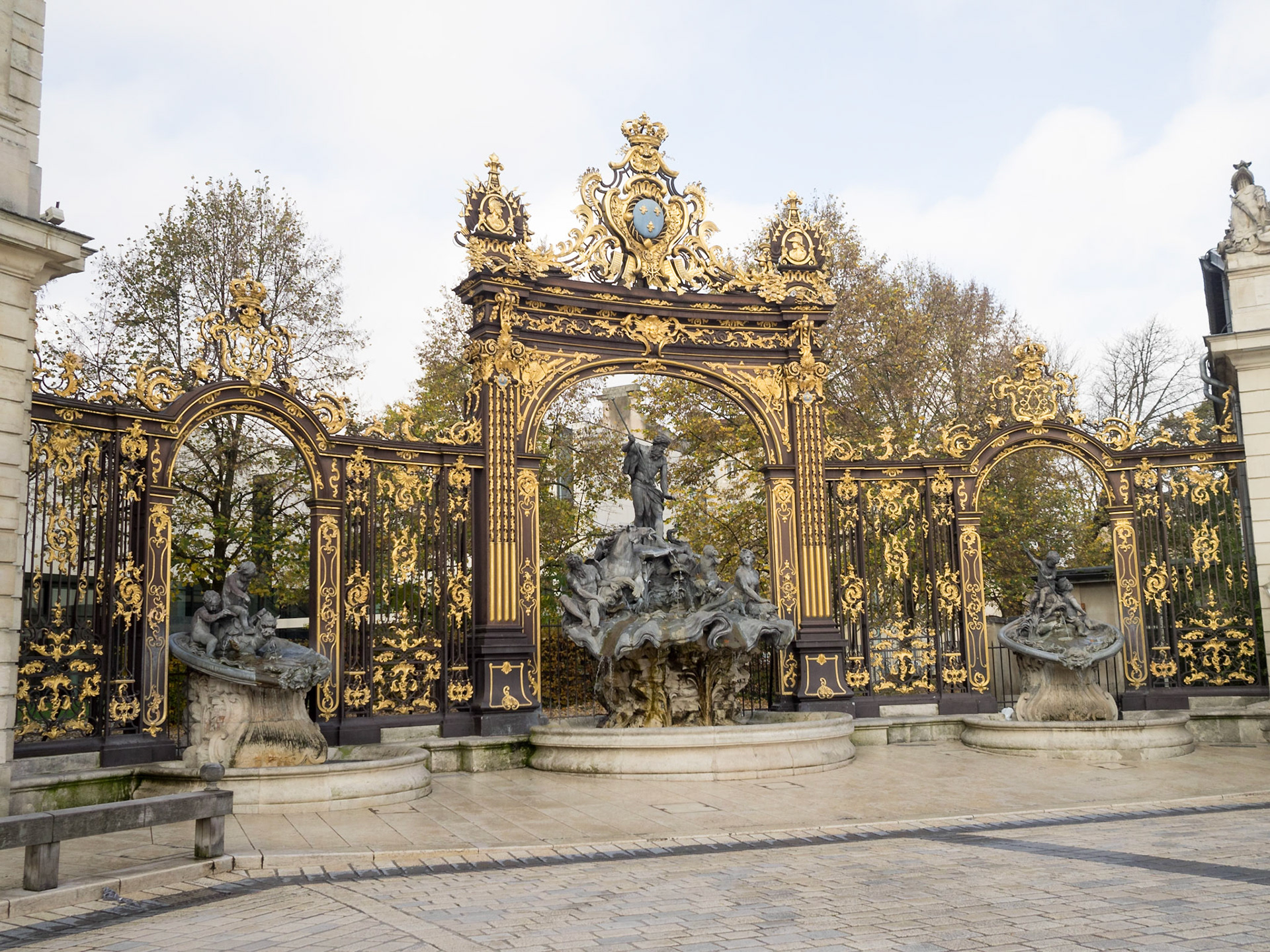 Neptune fountain, Stanislas Square, Nancy