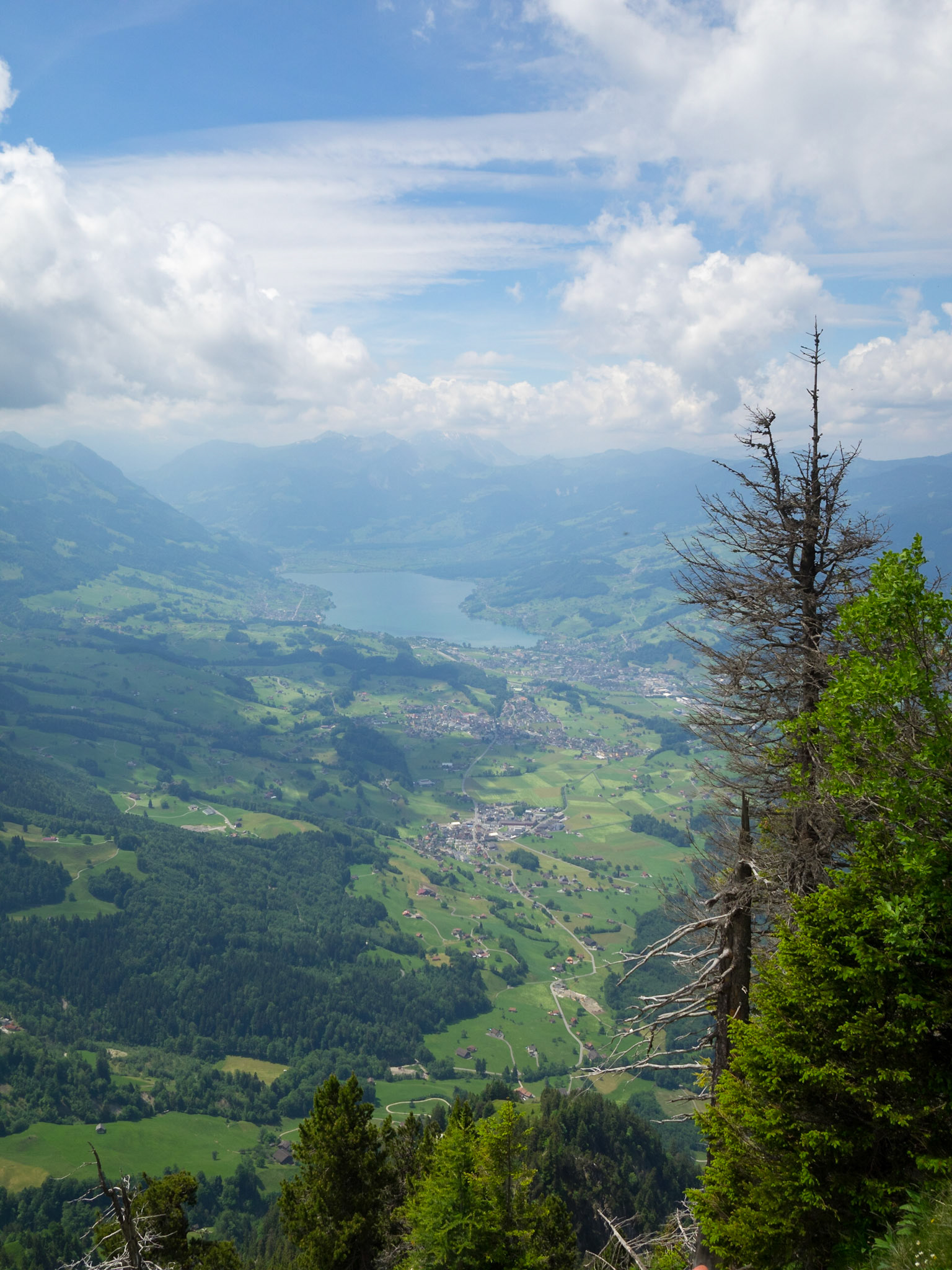 View to Lake Sarnen from Stanserhorn
