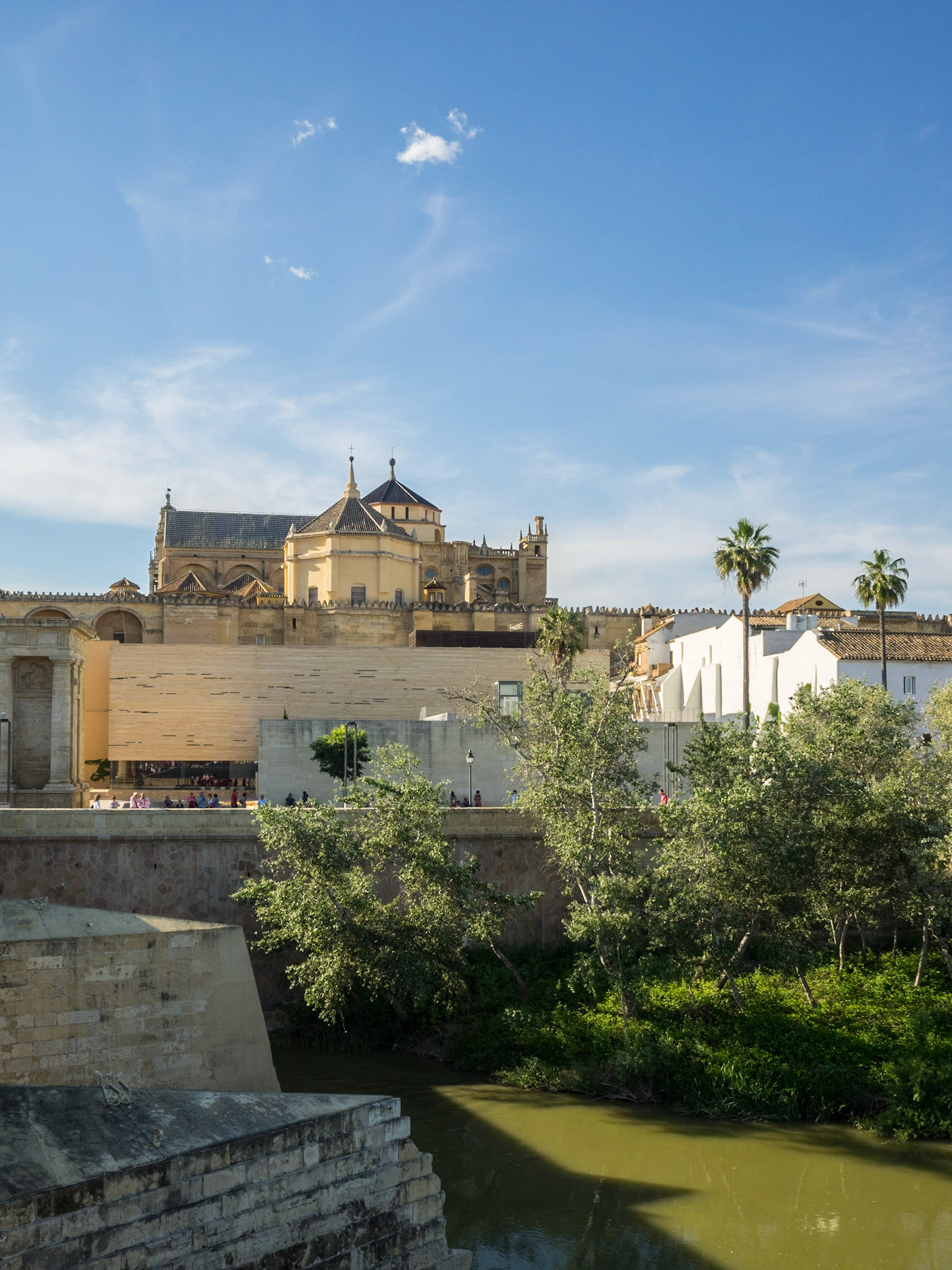View of Cordoba's Mosque-Cathedral from the Roman Bridge
