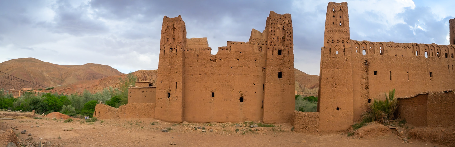 Ait Arbi od kasbah ruins in the Todgha valley, Morocco