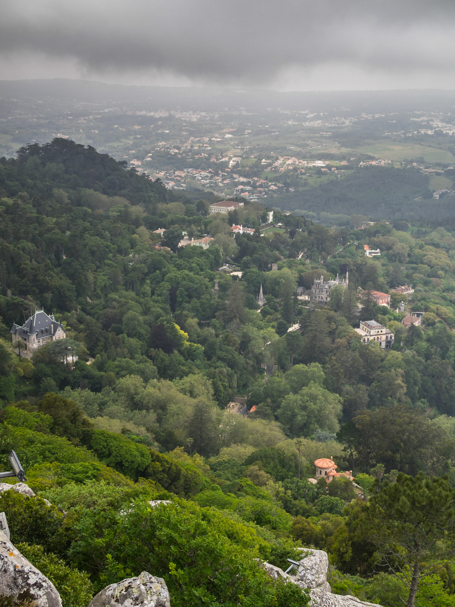 Sintra landscape seen from the Moorish Castle