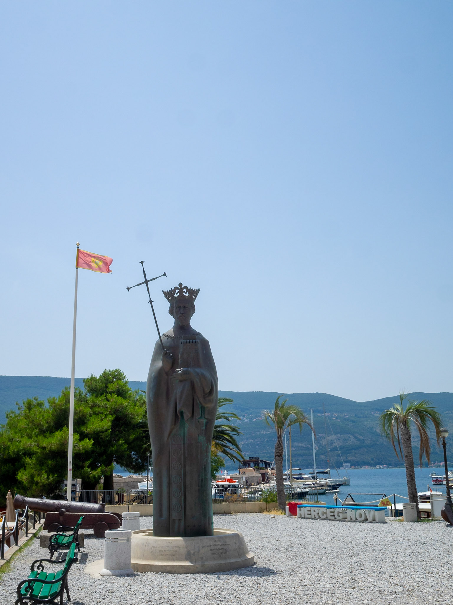 The monument to King Stefan Tvrtek I Kotromanić, Herceg-Novi