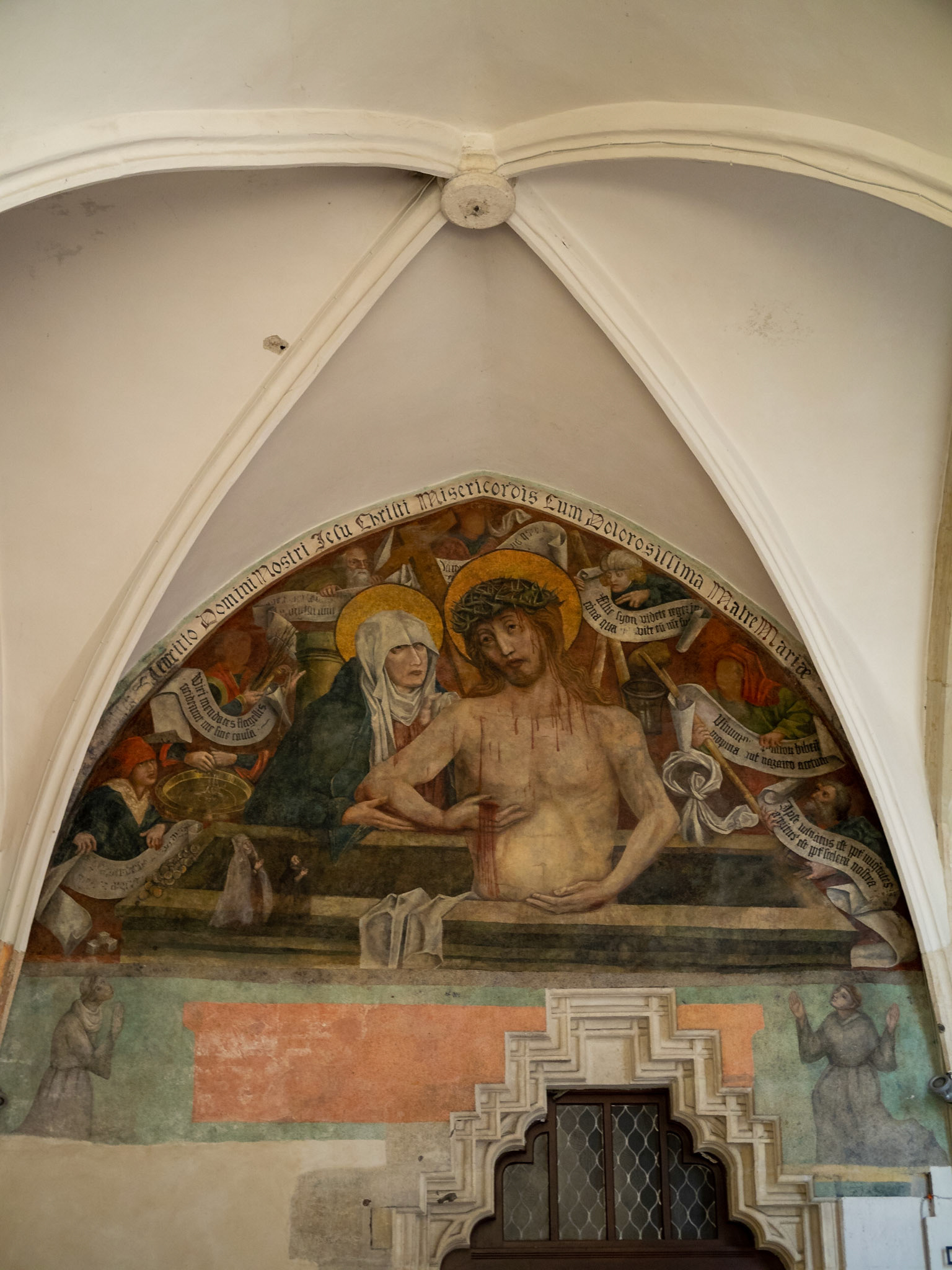 Wall frescos from the Roman Catholic Church of St. Catherine of Alexandria, Krakow