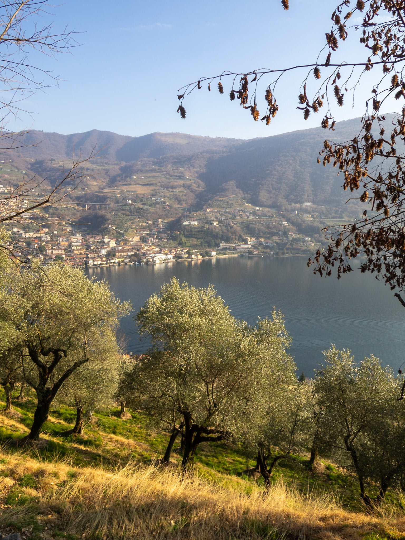 View of Lake Iseo from Montisola