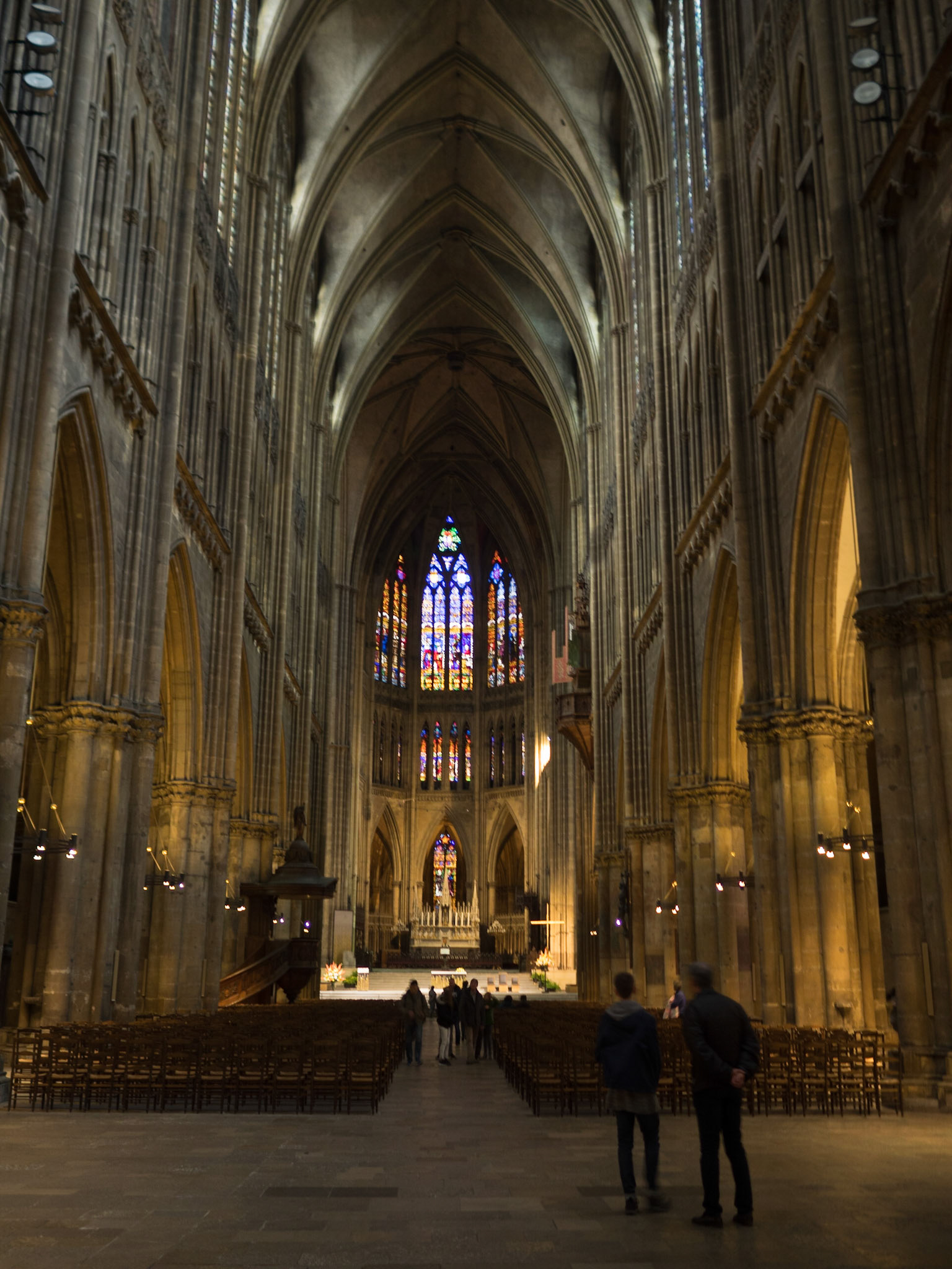 Main nave of Saint-Etienne Cathedral, Metz