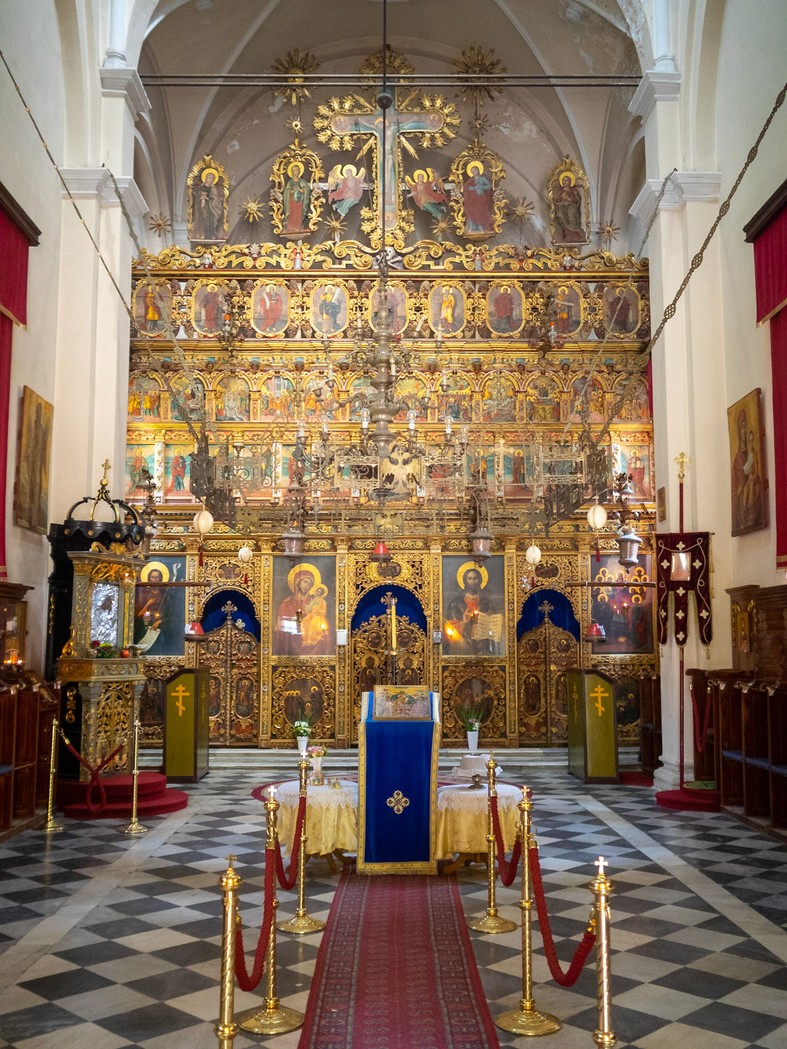 Savina Monastery church interior, Montenegro