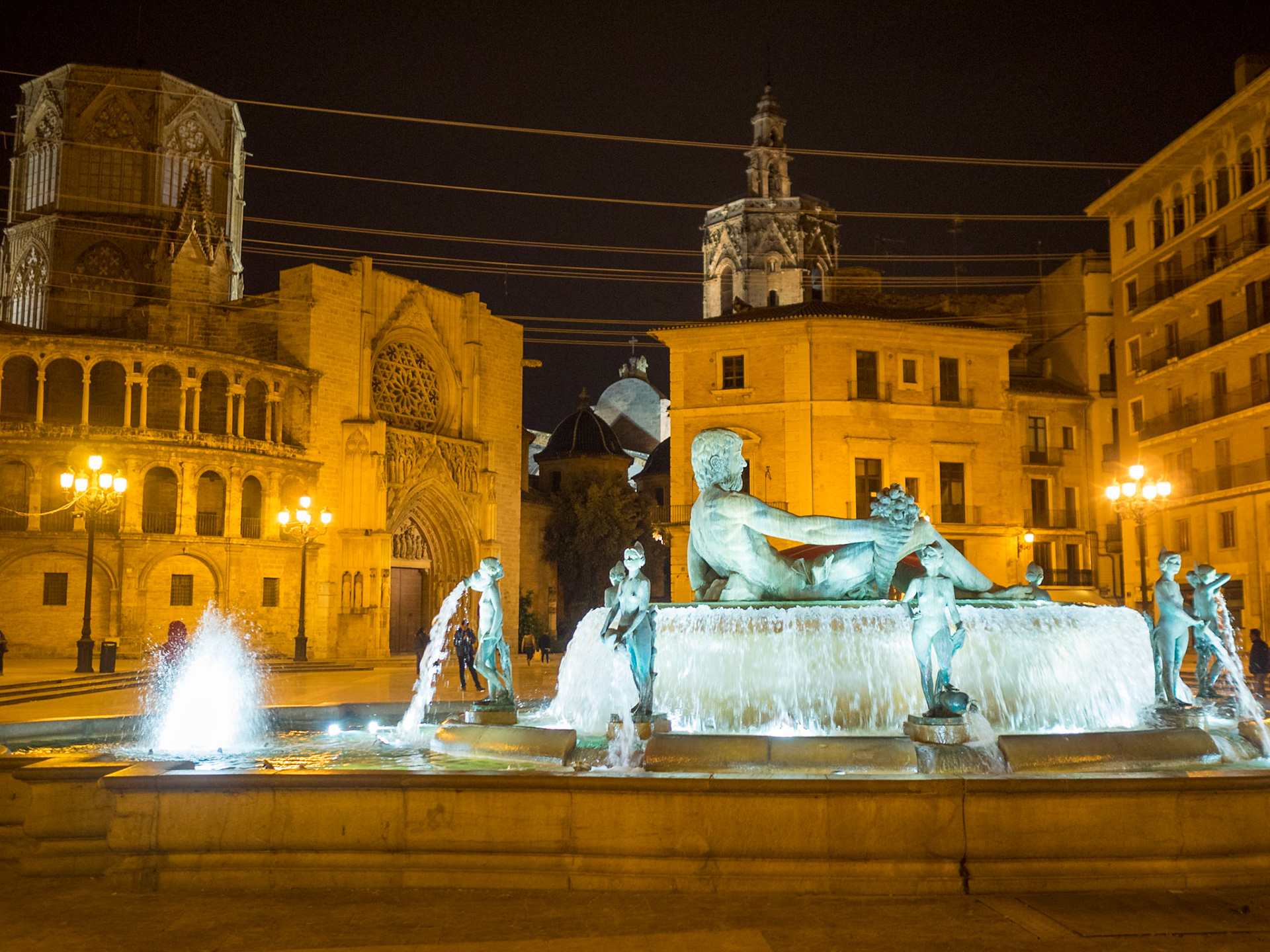 Turia fountain in Valencia