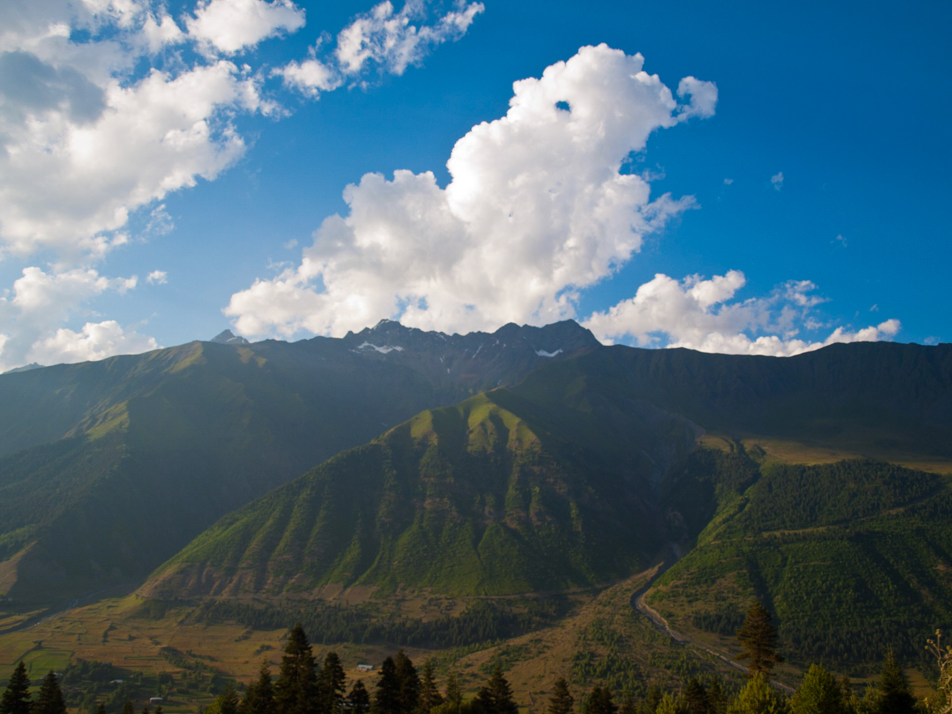 Svaneti mountainous landscape