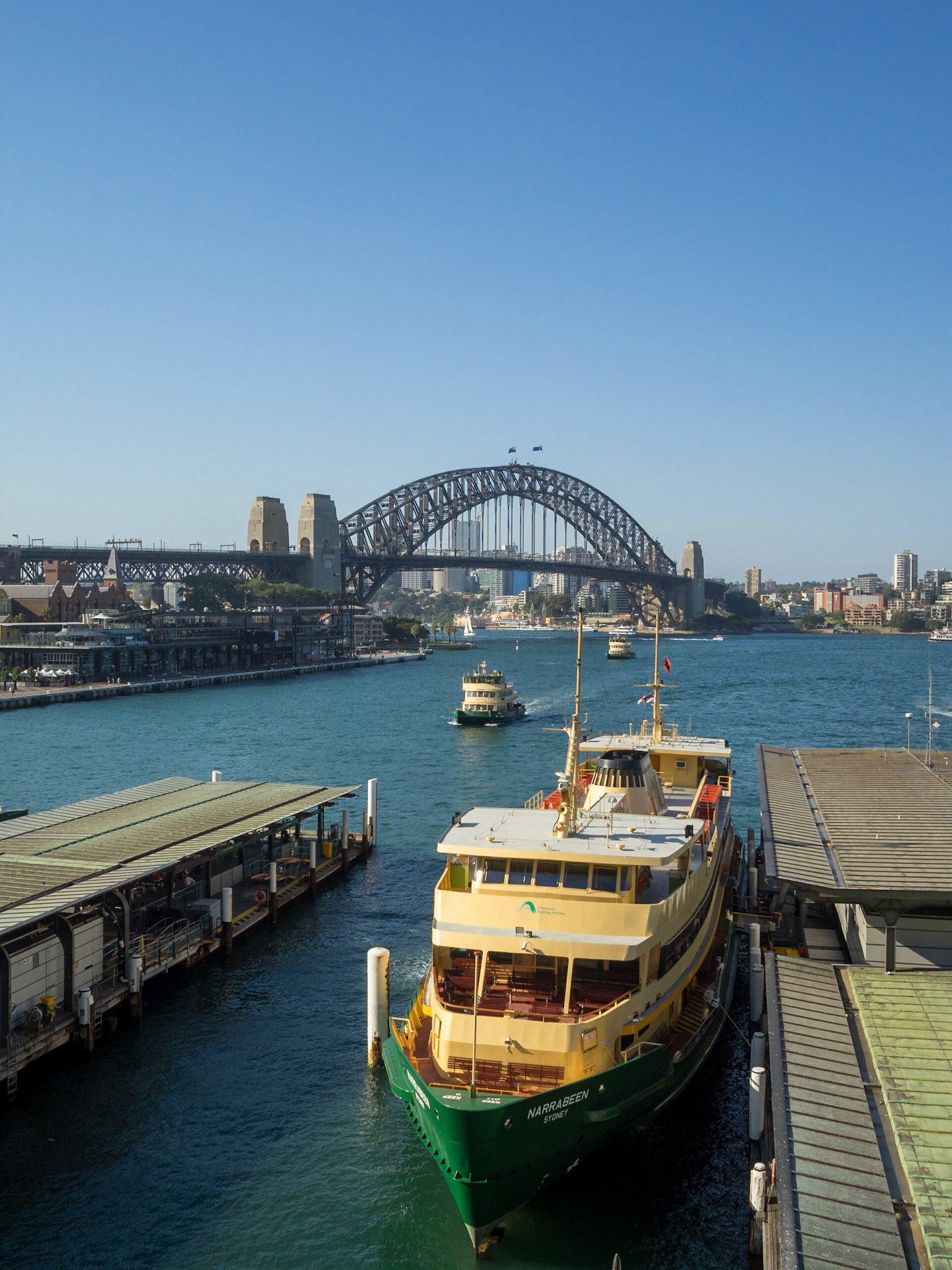 Sydney Harbour Bridge seen from Circle Quay