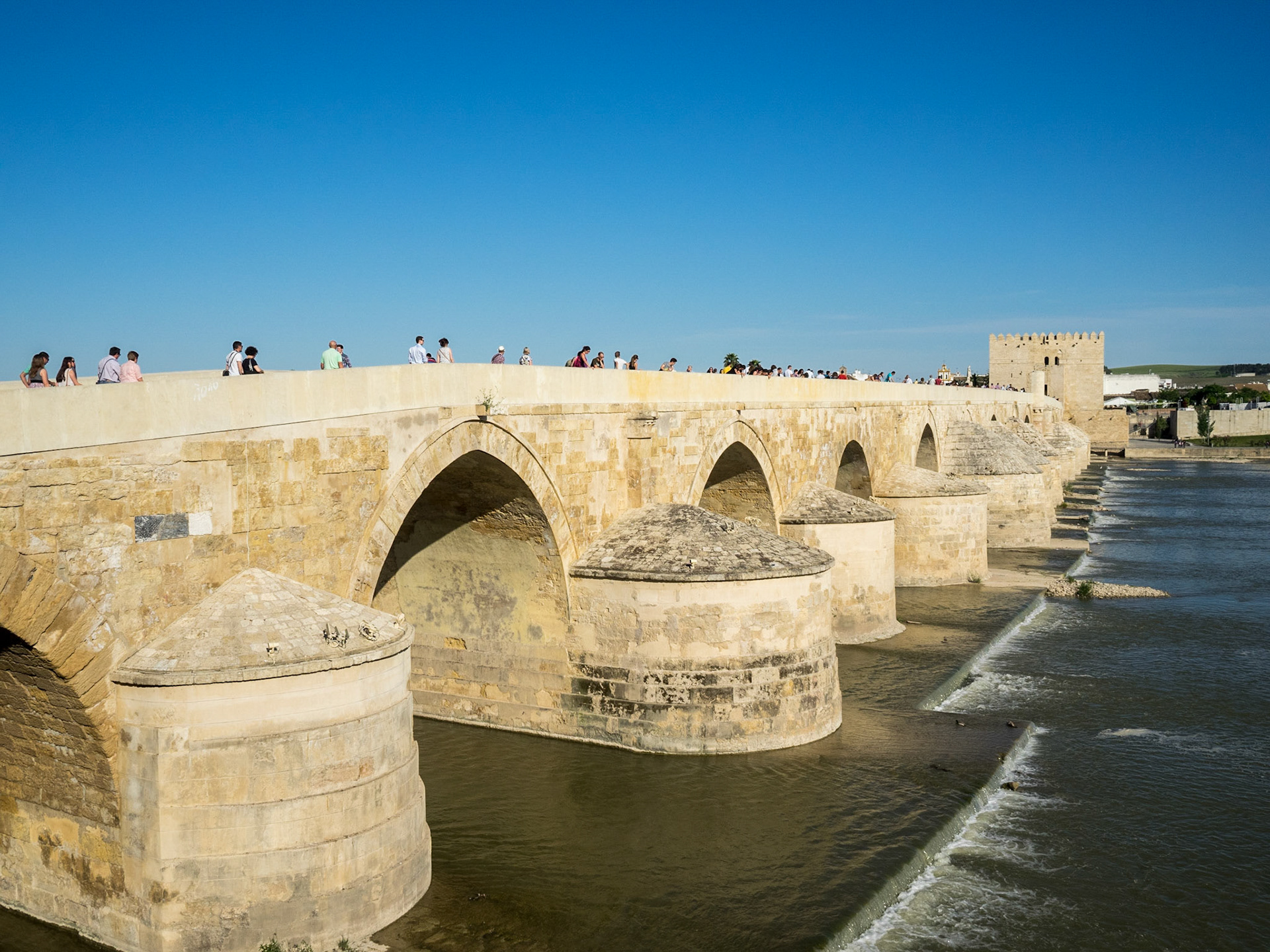 Cordoba's Roman Bridge over Guadalquivir