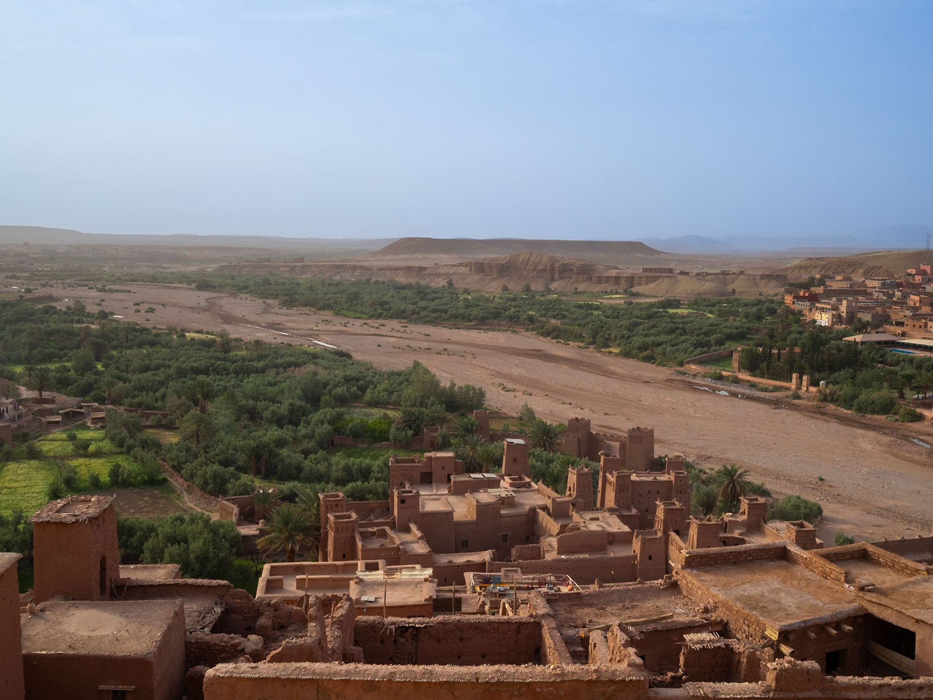 Ounila Valley below Ait-Ben-Haddou, Morocco