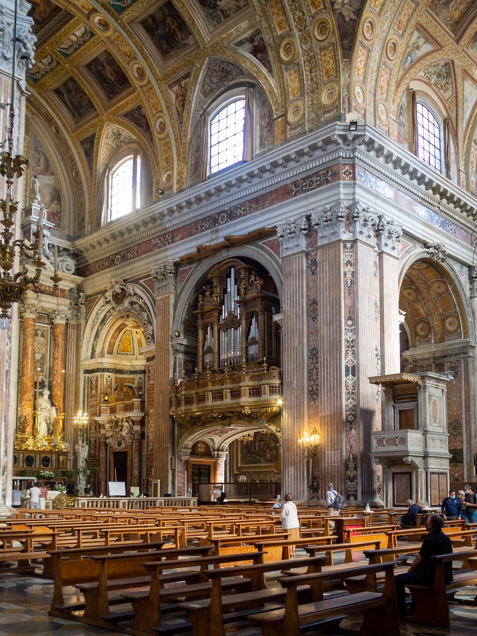 Gesú Nuovo Church interior, Naples