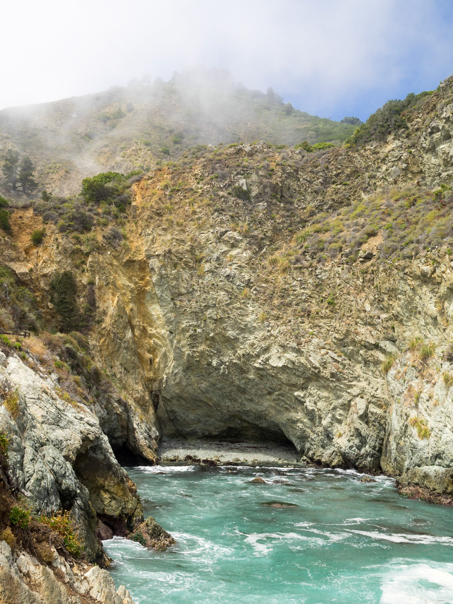 Partington Cove trail bay turquoise waters