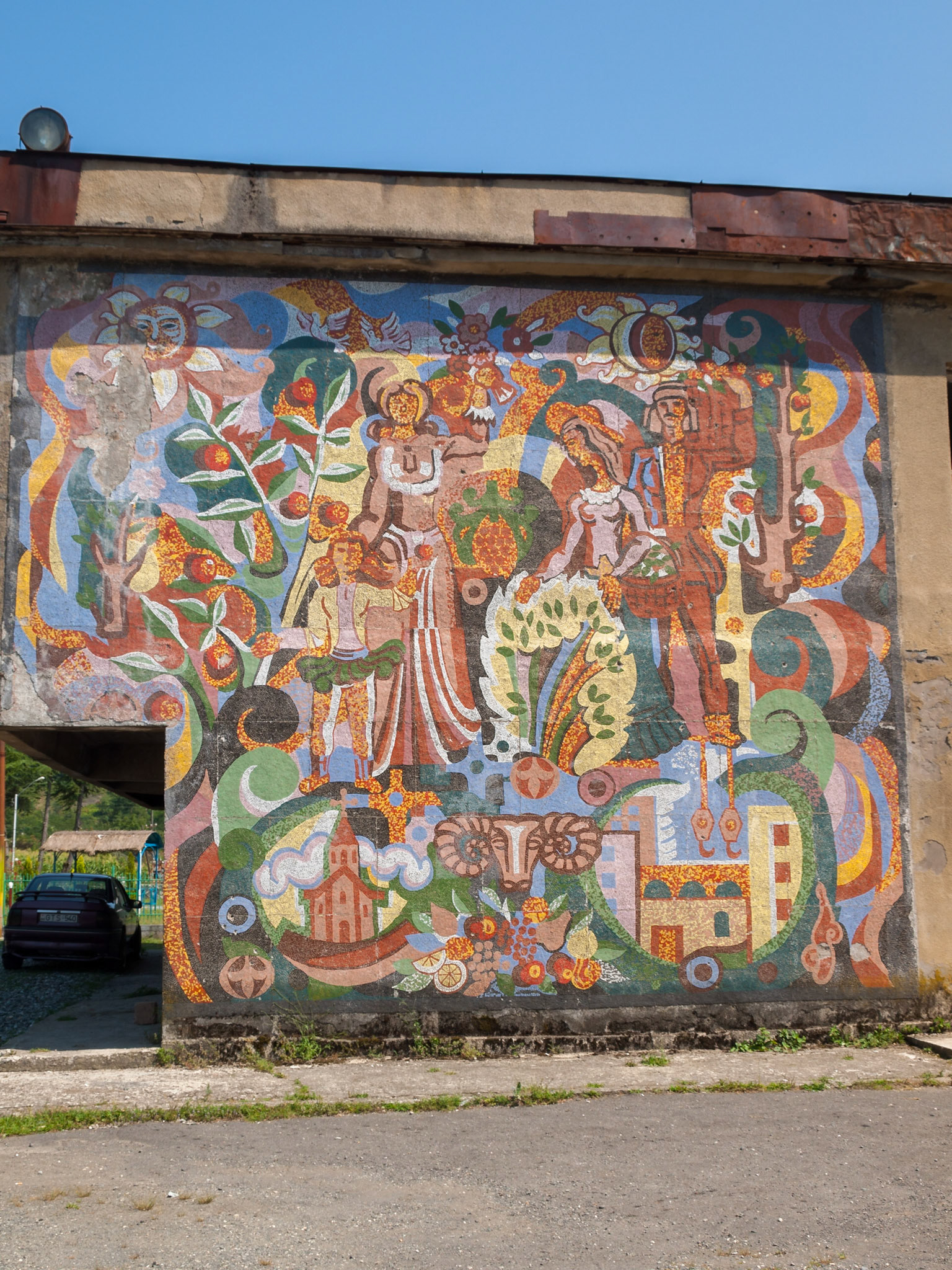 Communist mural painting