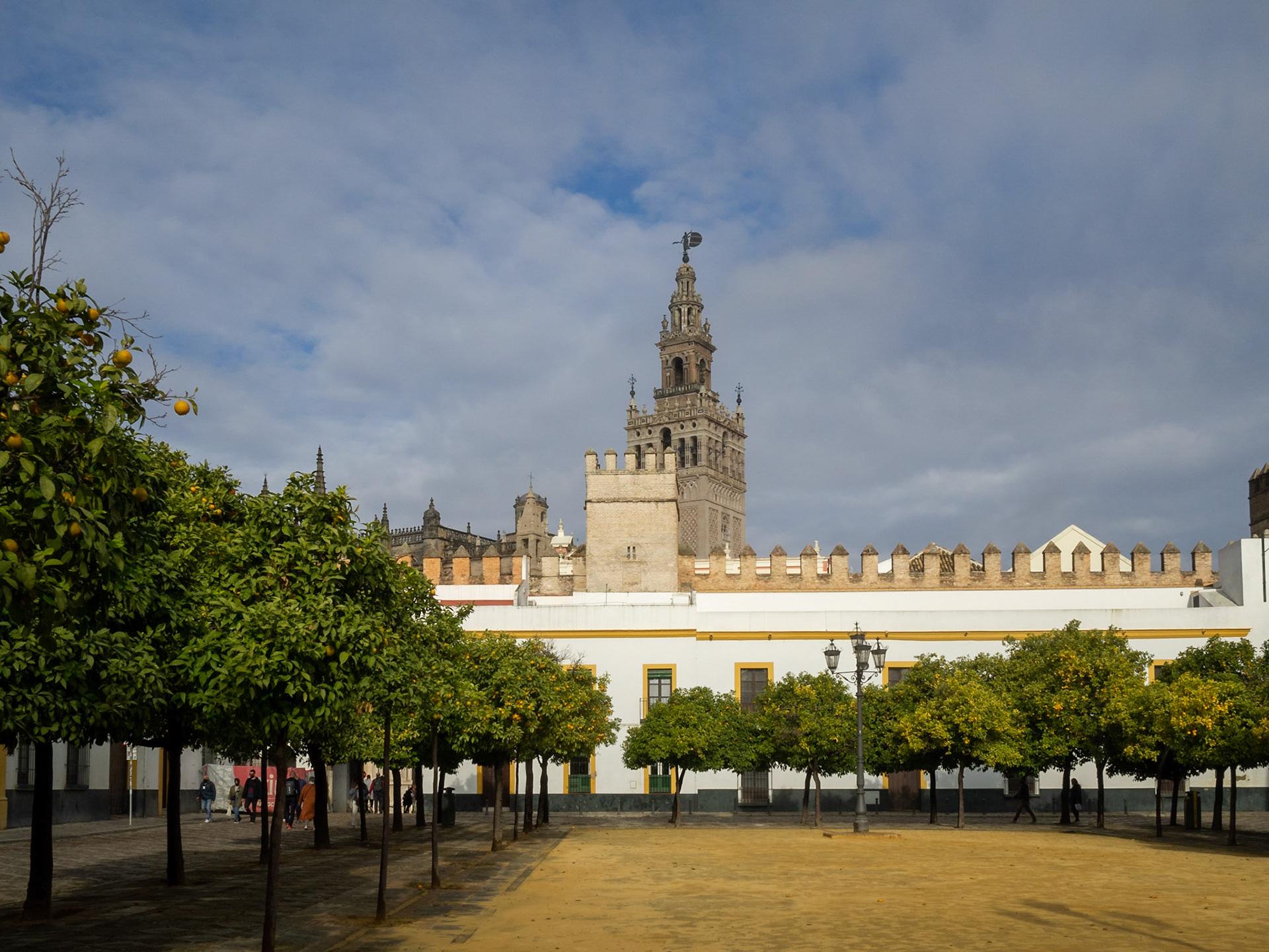 Patio de Banderas, Reales Alcazares de Sevilla
