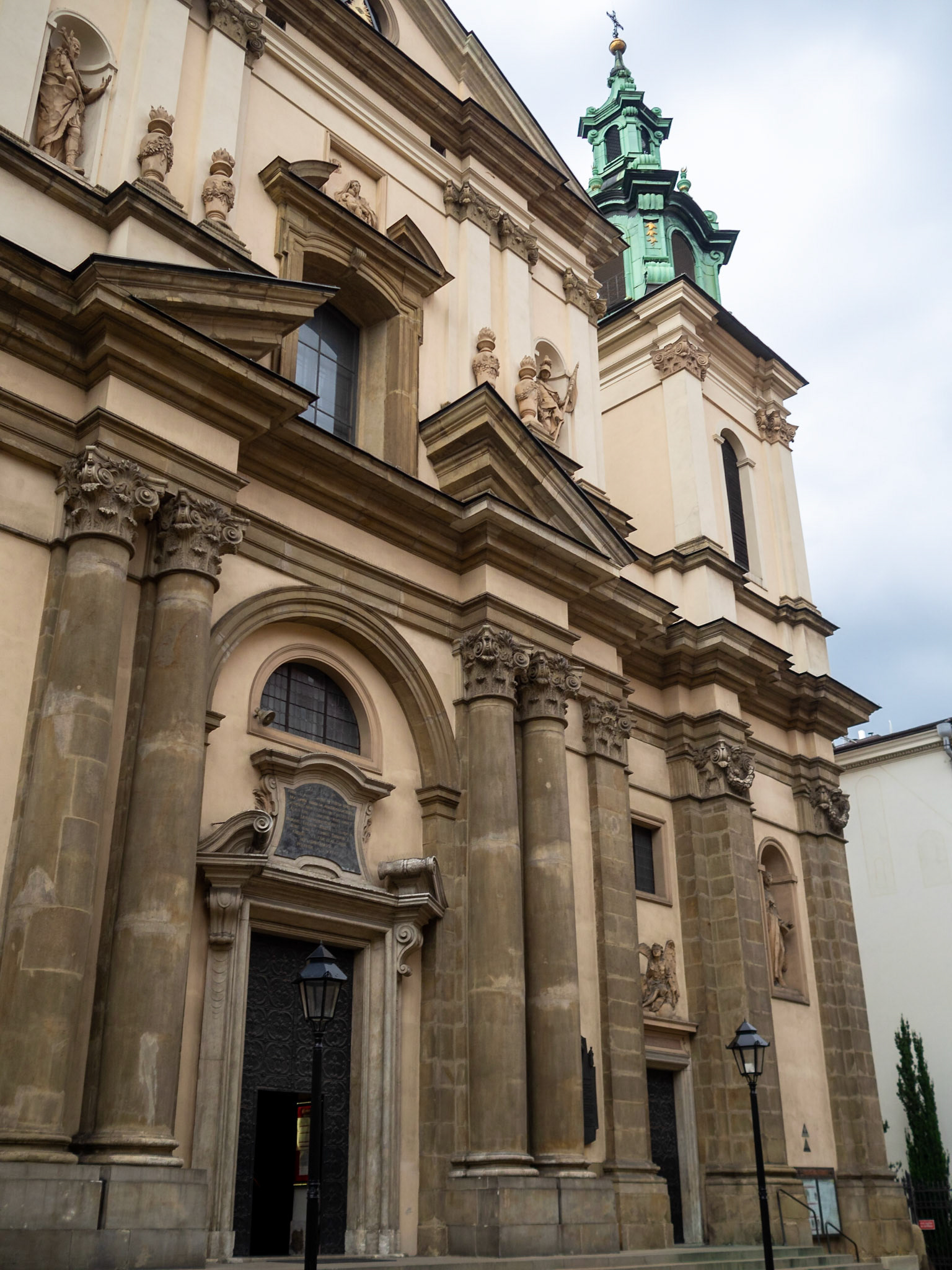 St. Anne's Church facade, Krakow