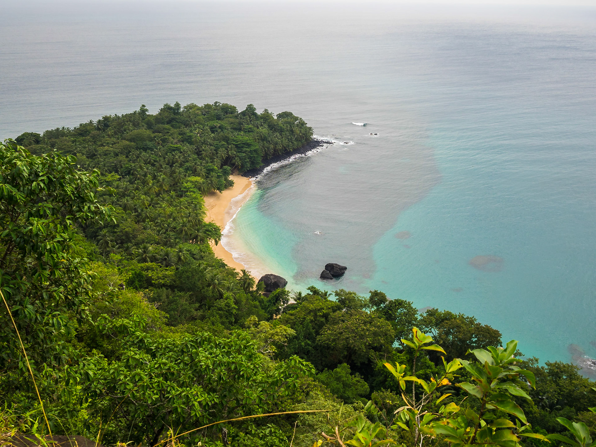 Banana beach, Príncipe Island