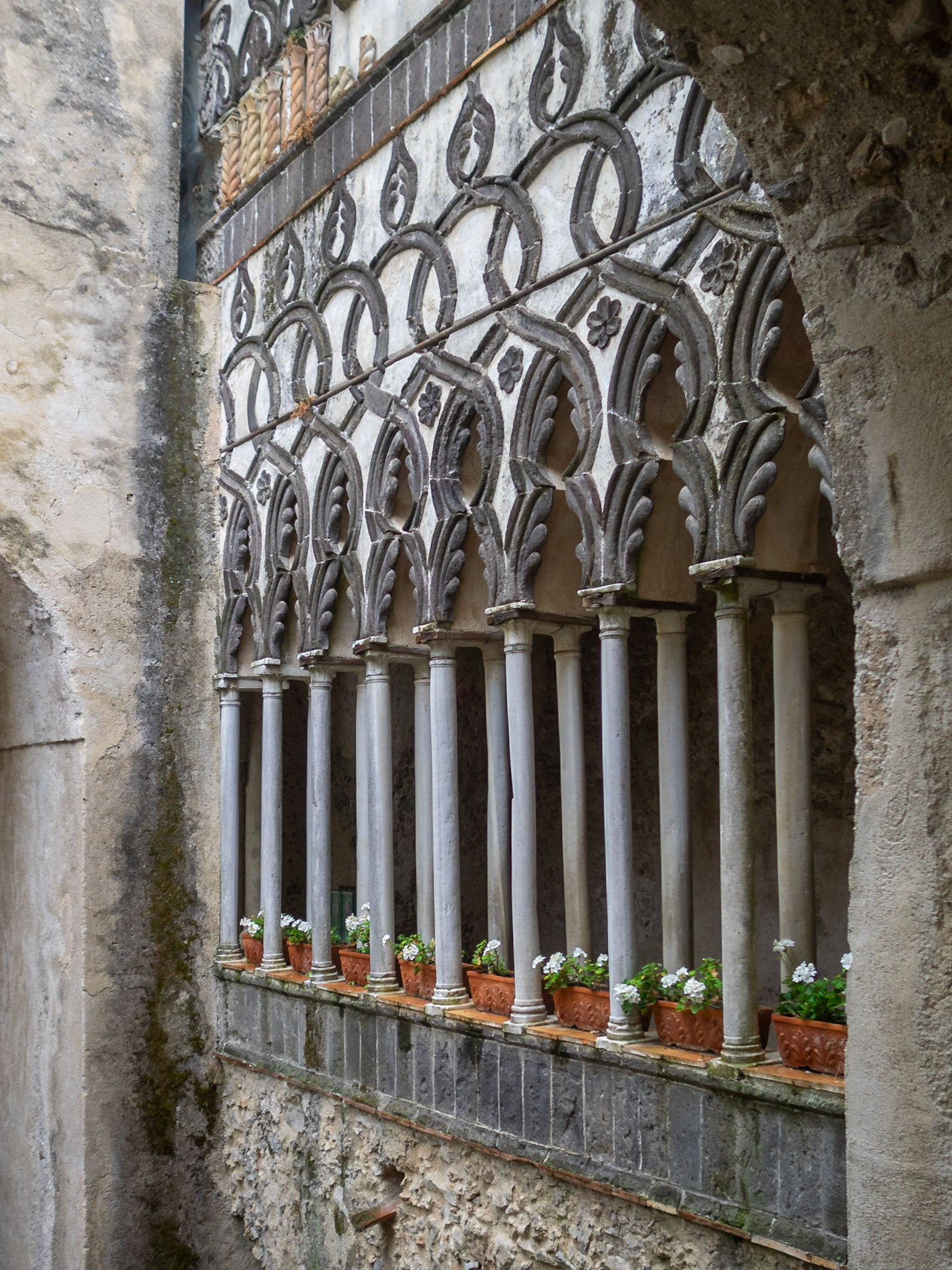 Gothic Cloister at Villa Rufolo, Ravello