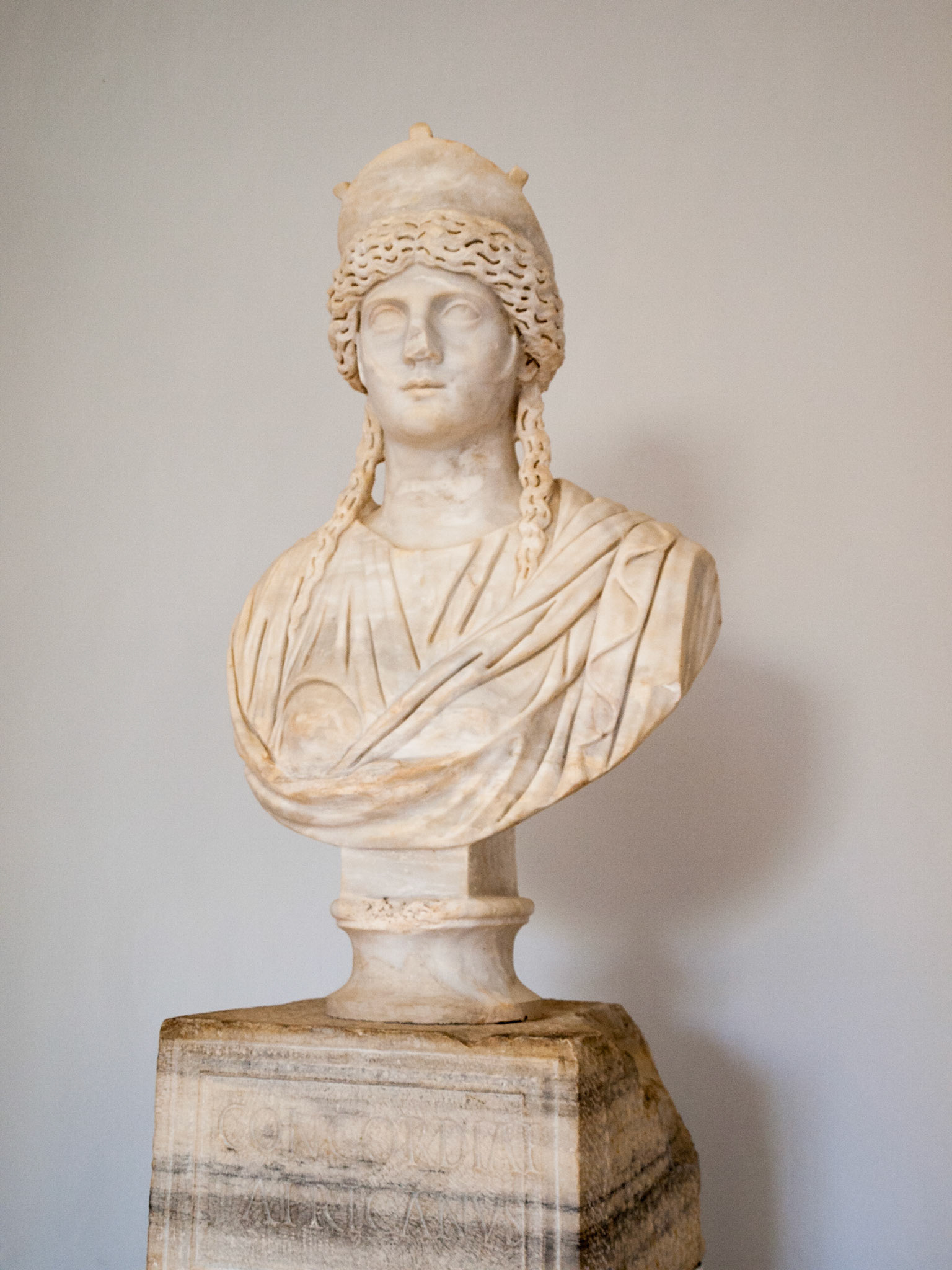 Athena statue in Sabratha Museum