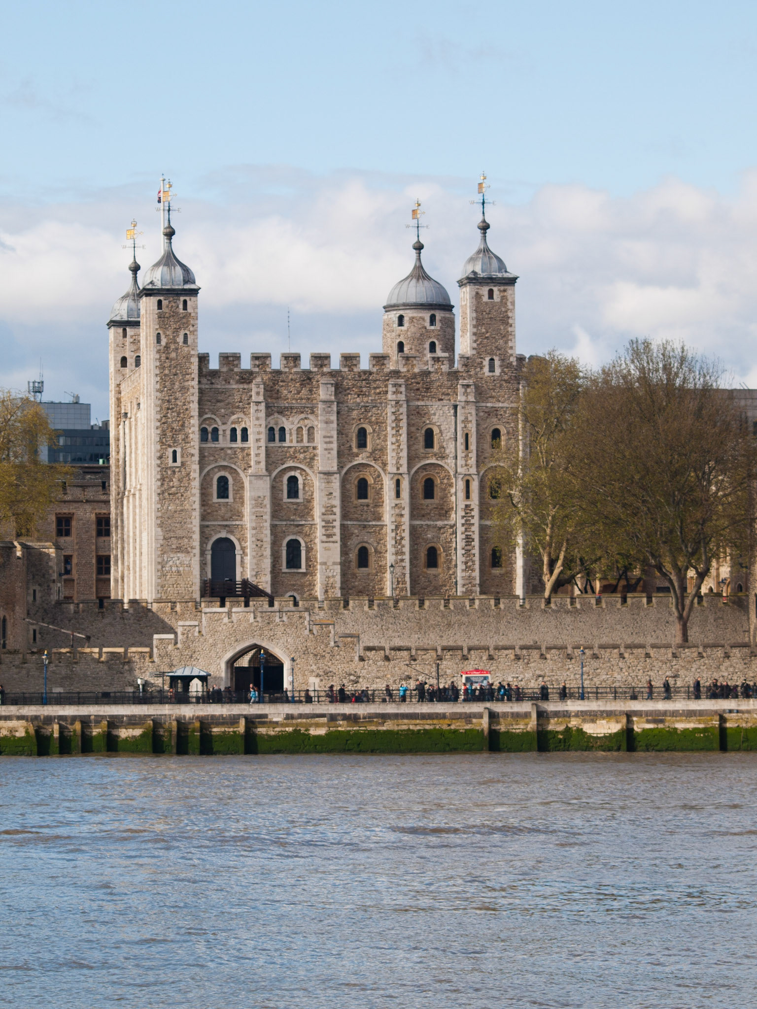 The Tower of London and Thames river