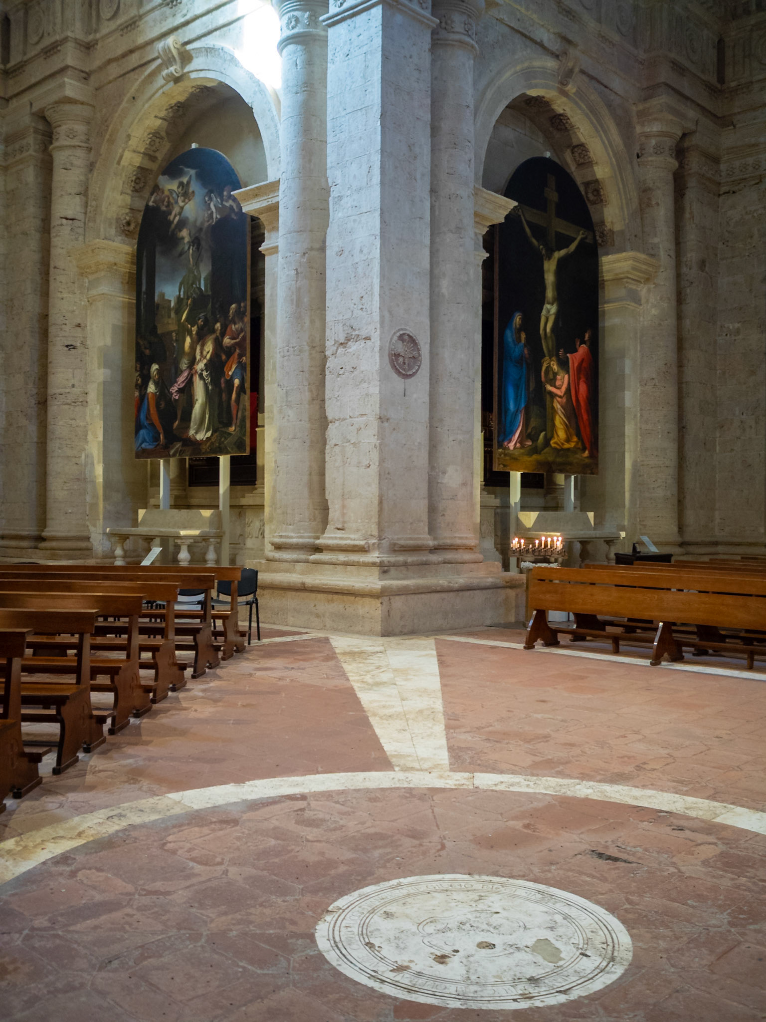 San Biagio interior, Montepulciano