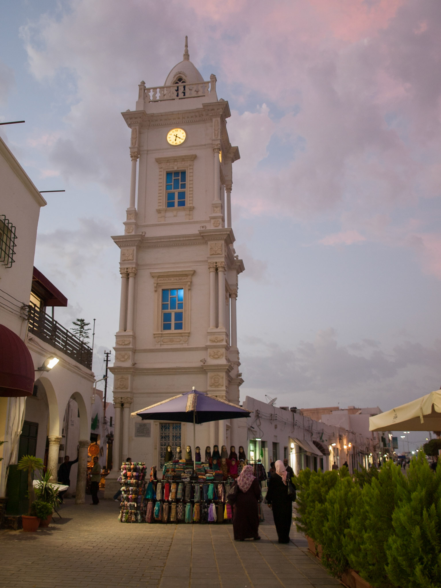 Tripoli ottoman clock tower in old city