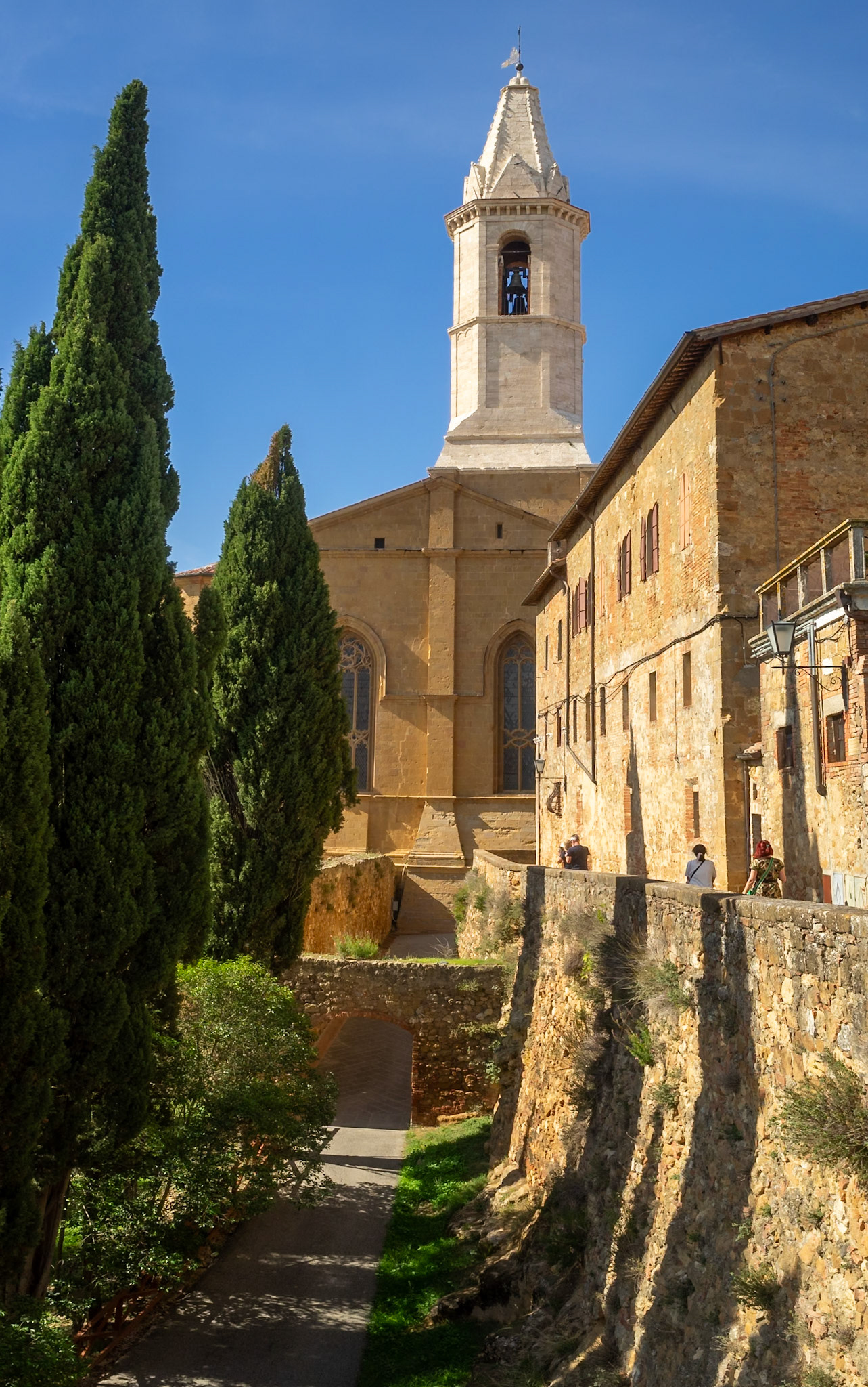 Pienza Cathedral bell tower