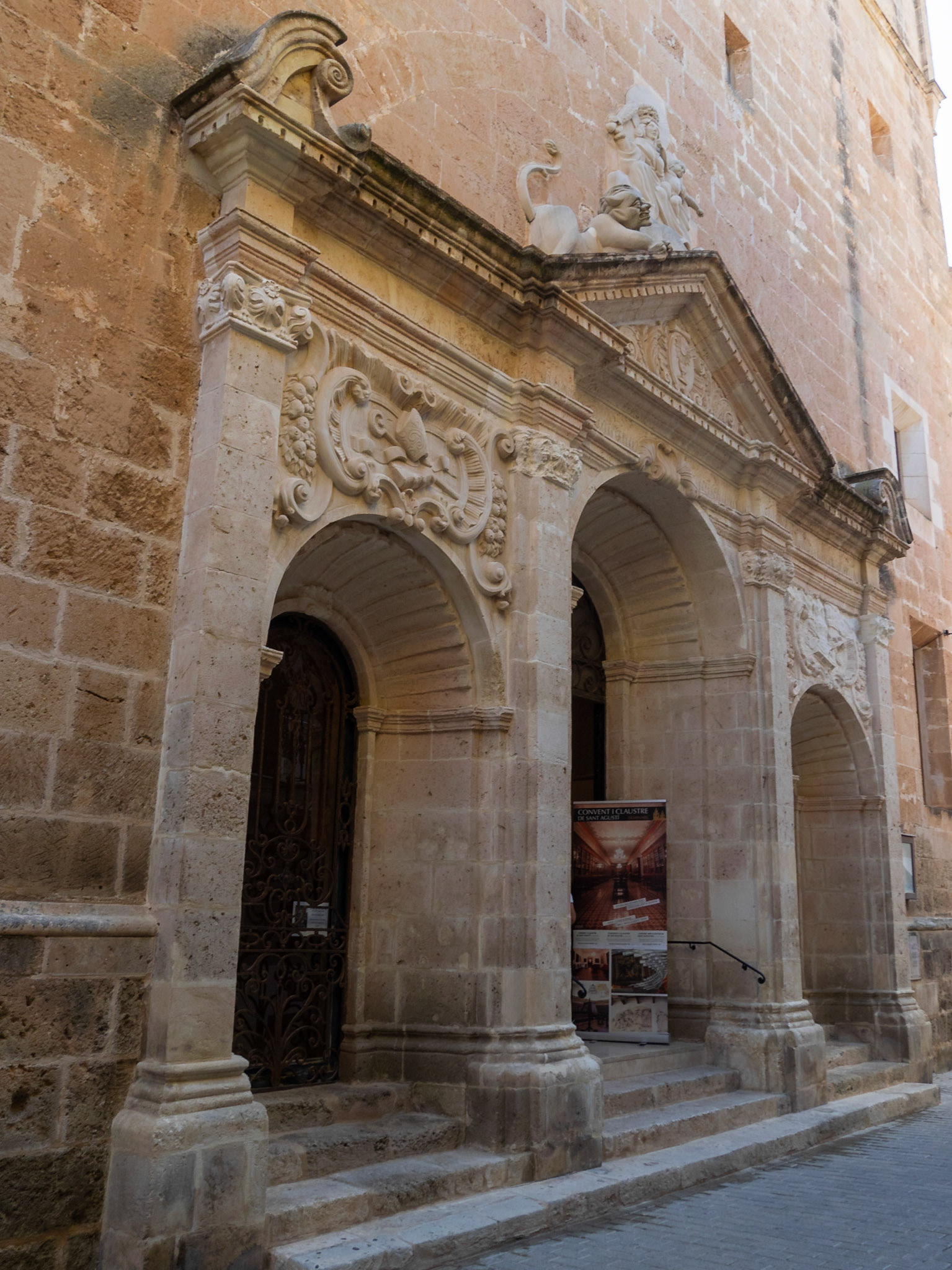 Doorway of the Sant Agusti Church, Ciutadella de Menorca