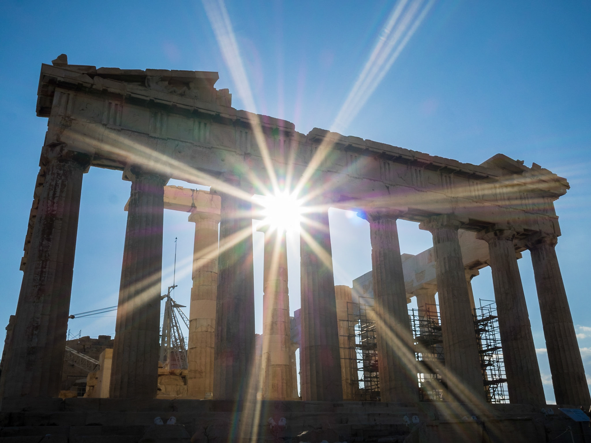 Athens Greece Europe site parthenon temple ruins