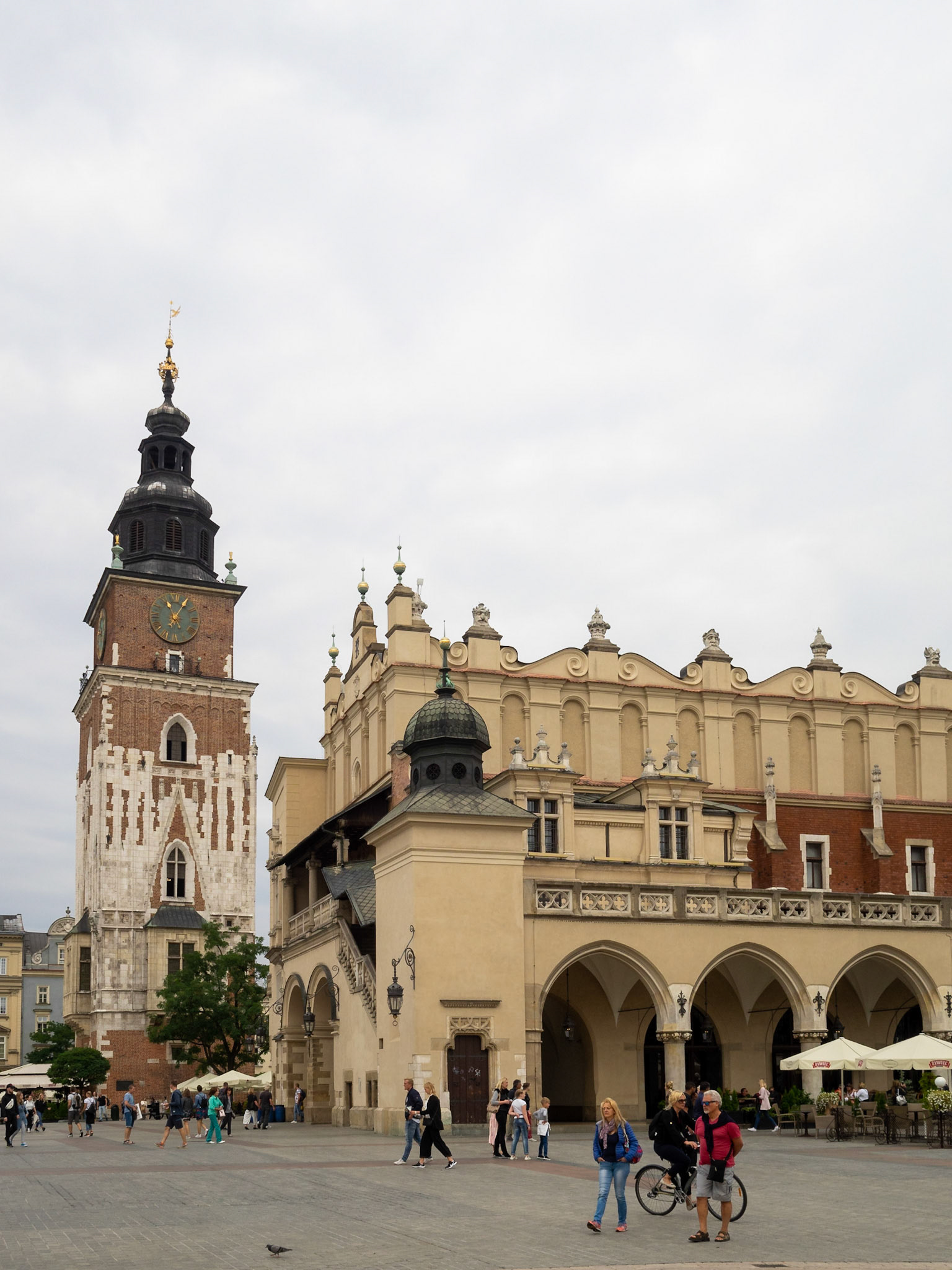 Krakow Cloth Hal and City Hall Tower