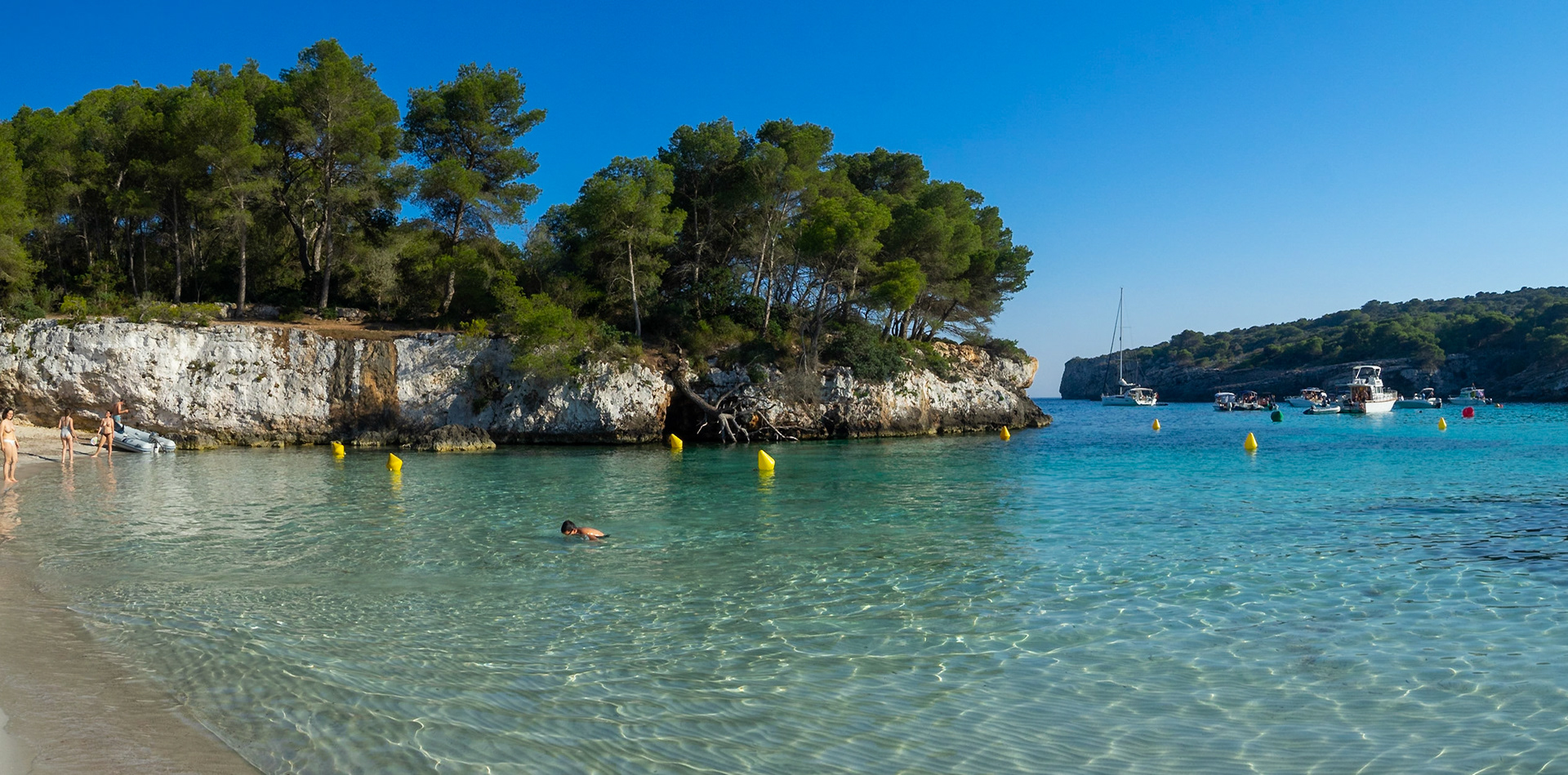 Cala Turqueta panorama, Menorca