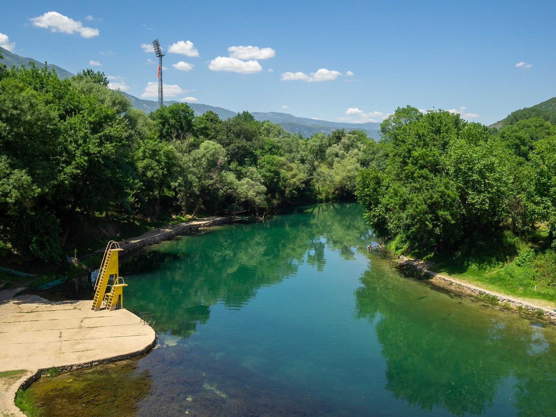 Zeta River beach in Danilovgrad
